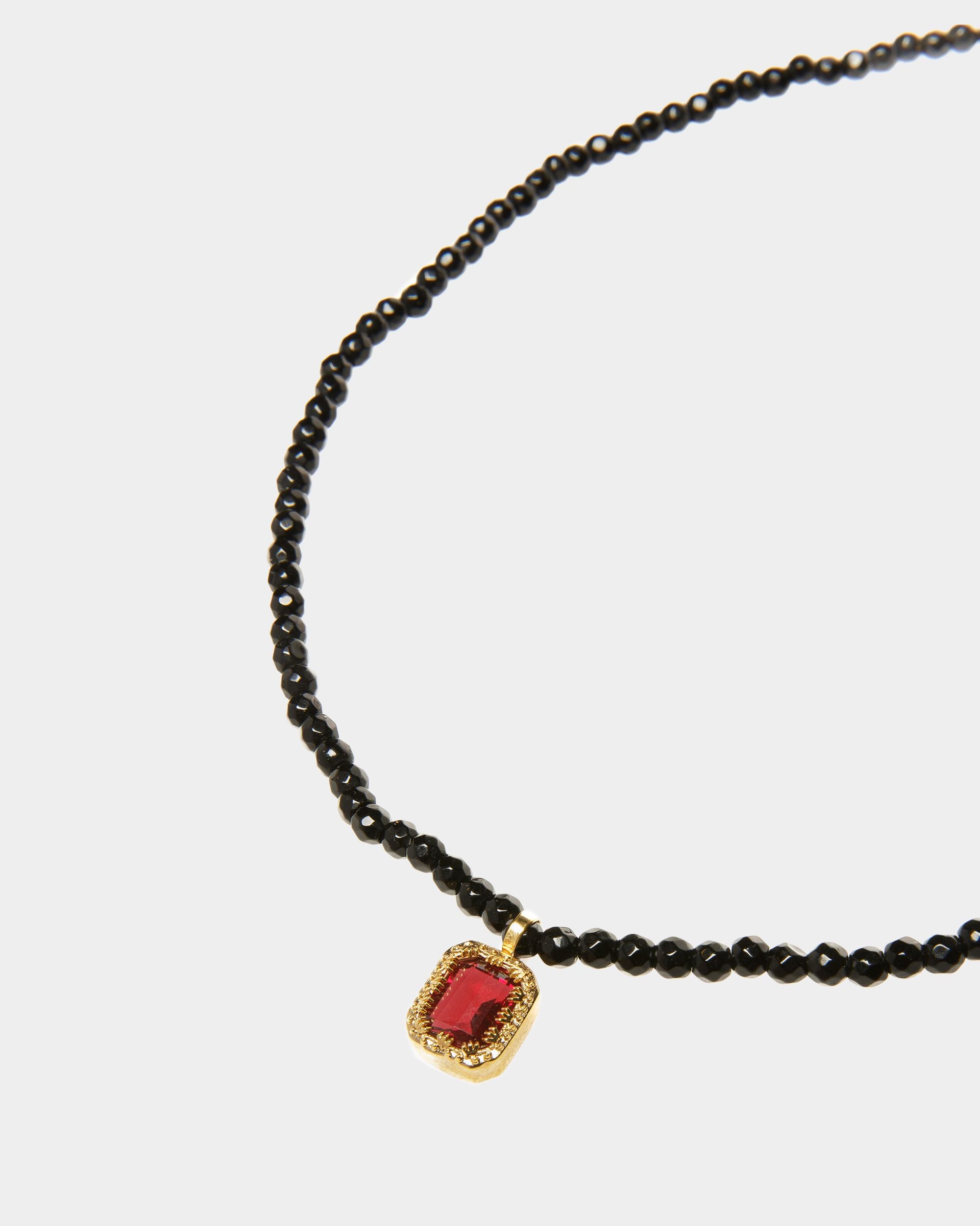 Collier Chaîne À Perles En Noir - Femme - Bally - 03
