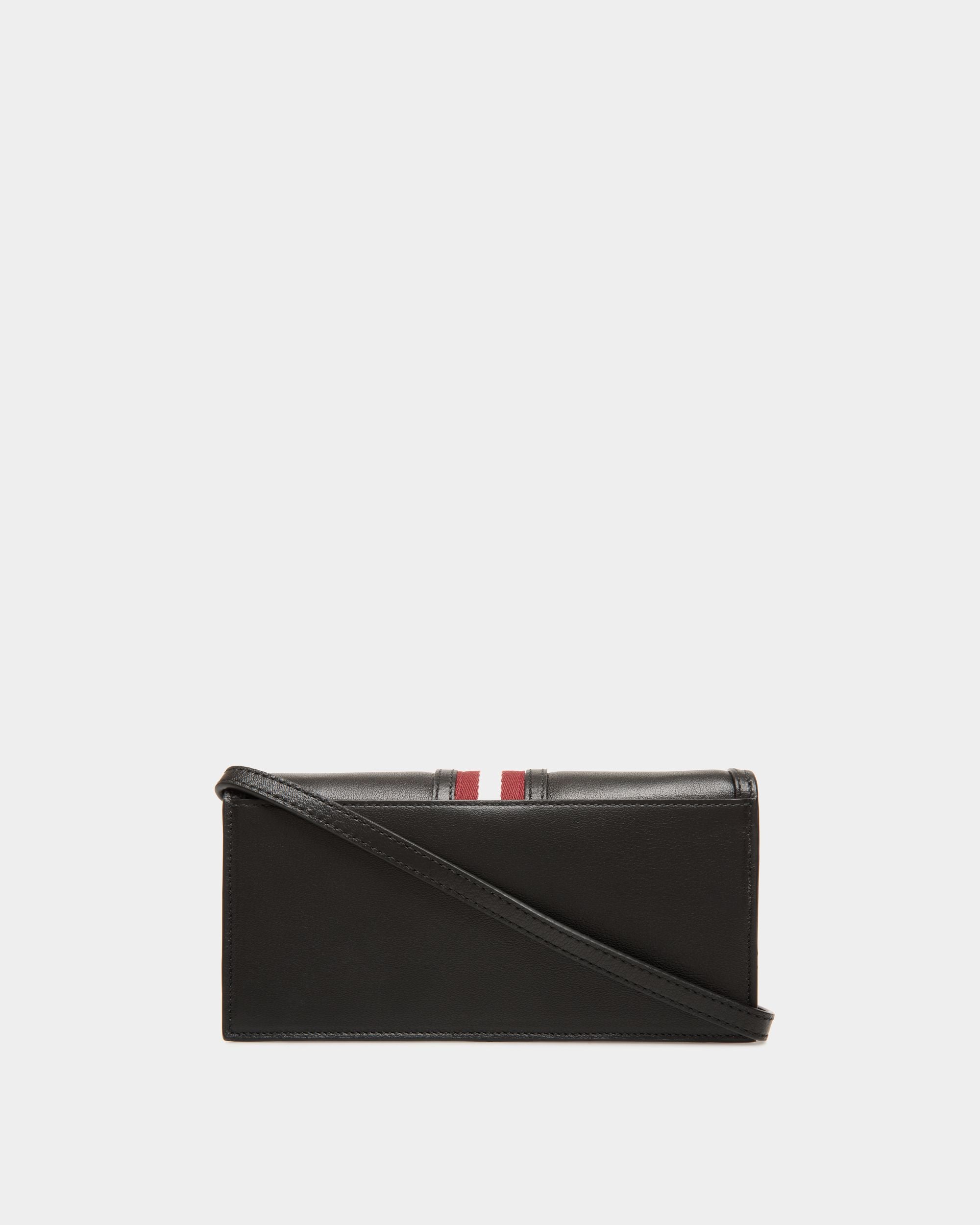 Étui Porte-Téléphone Code En Cuir Noir - Femme - Bally - 02