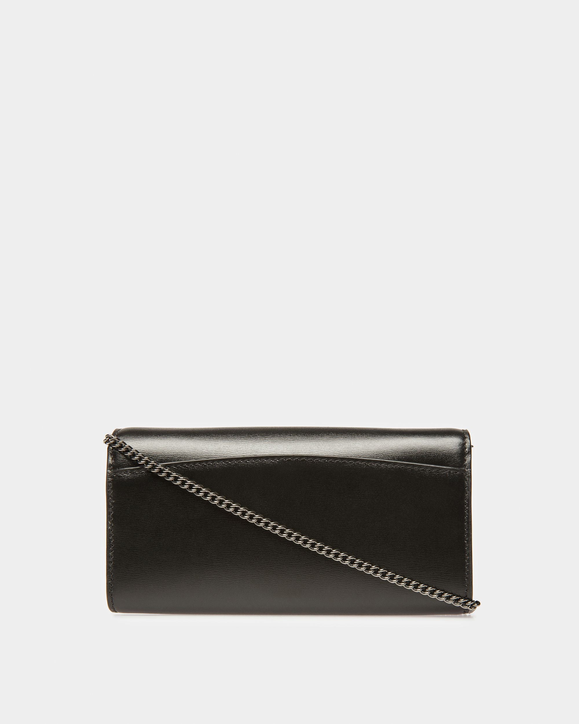 Byanca Portefeuille De Voyage En Cuir Noir - Femme - Bally - 03