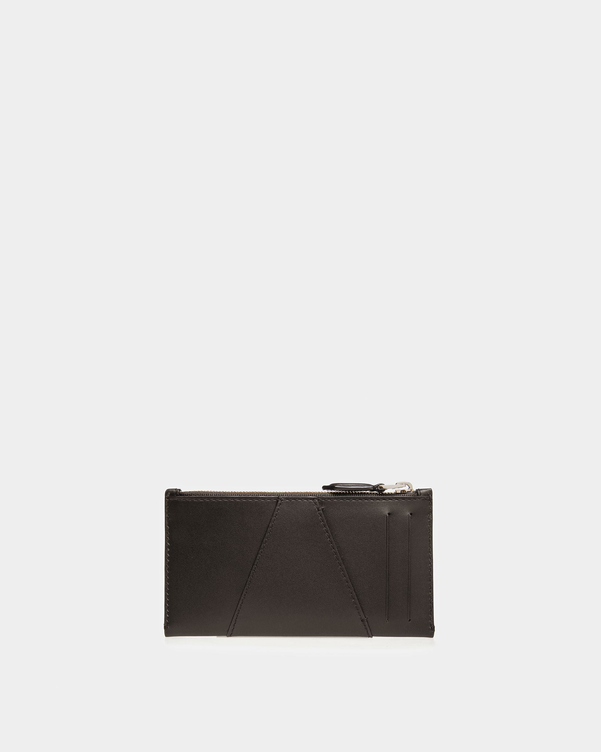 Adley Portefeuille En Cuir Noir - Femme - Bally - 02