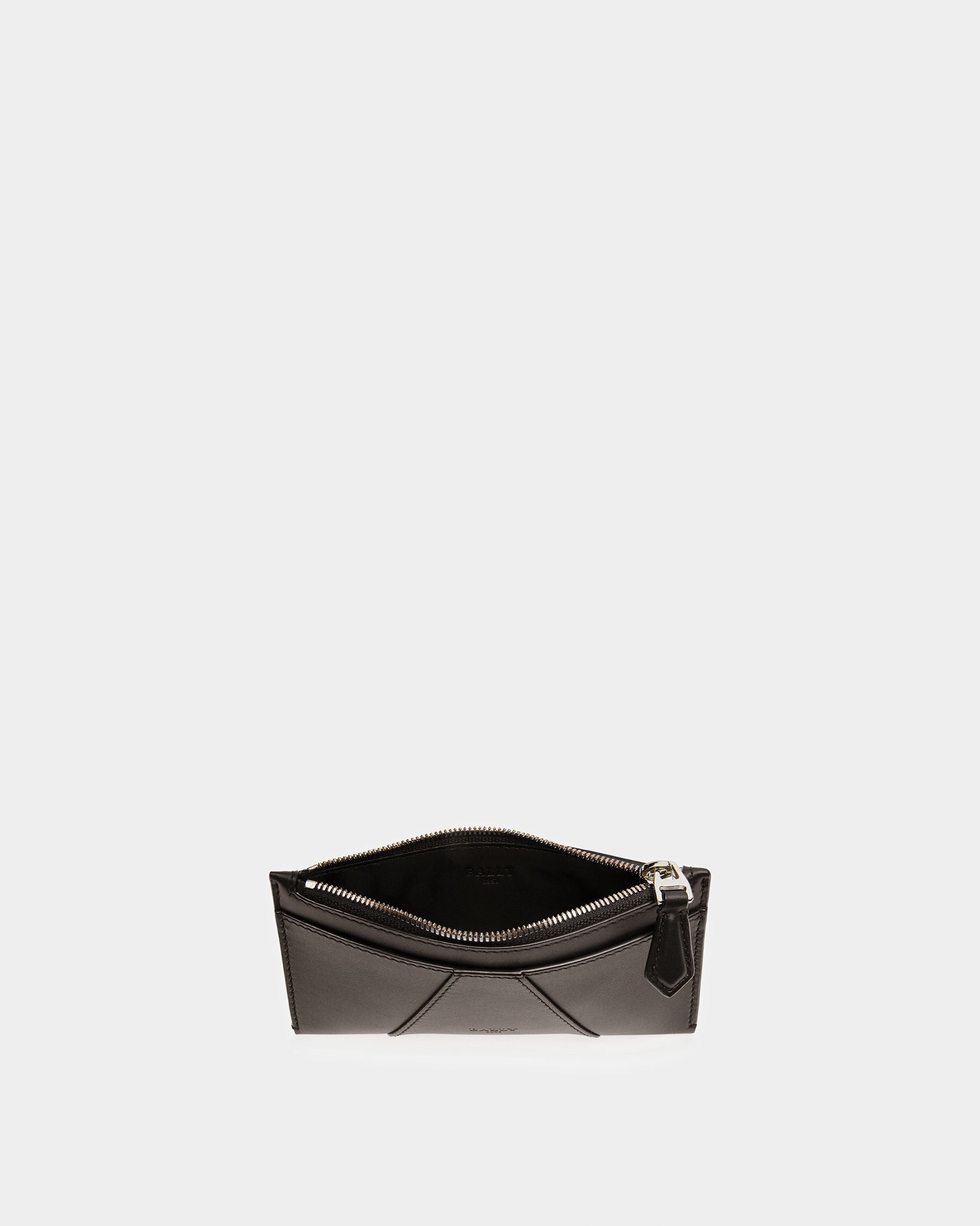 Adley Portefeuille En Cuir Noir - Femme - Bally - 03