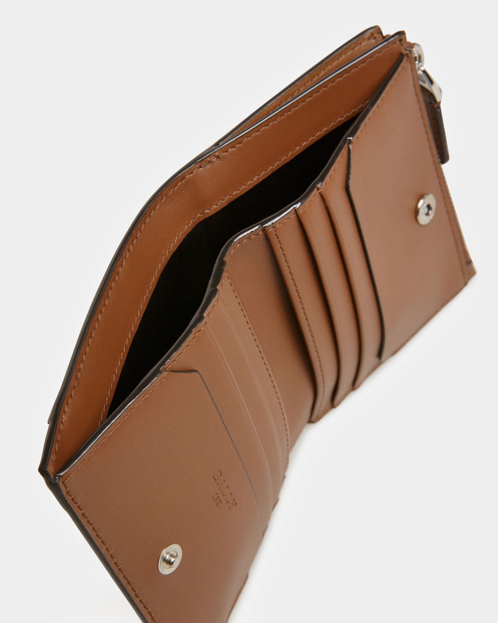 Axeel Portefeuille En Cuir Marron - Femme - Bally - 04