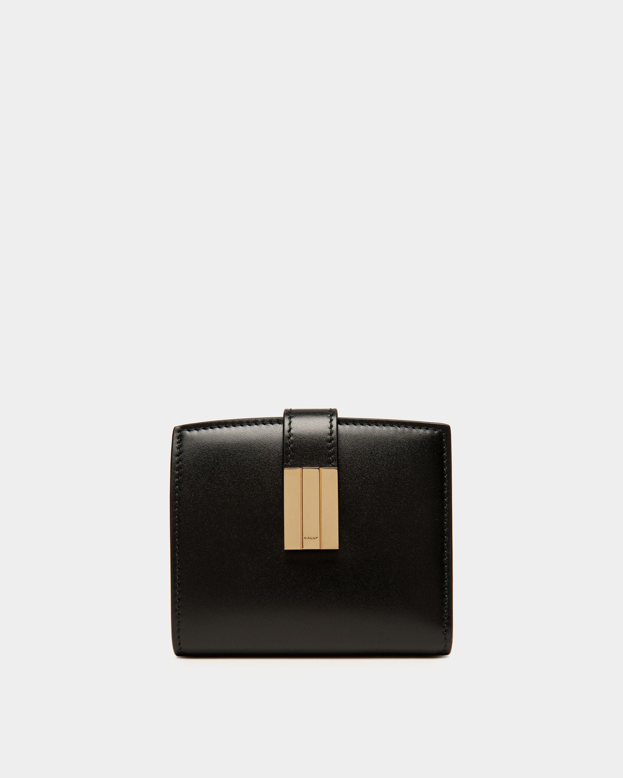 Portefeuille Ollam En Cuir Noir - Femme - Bally - 01