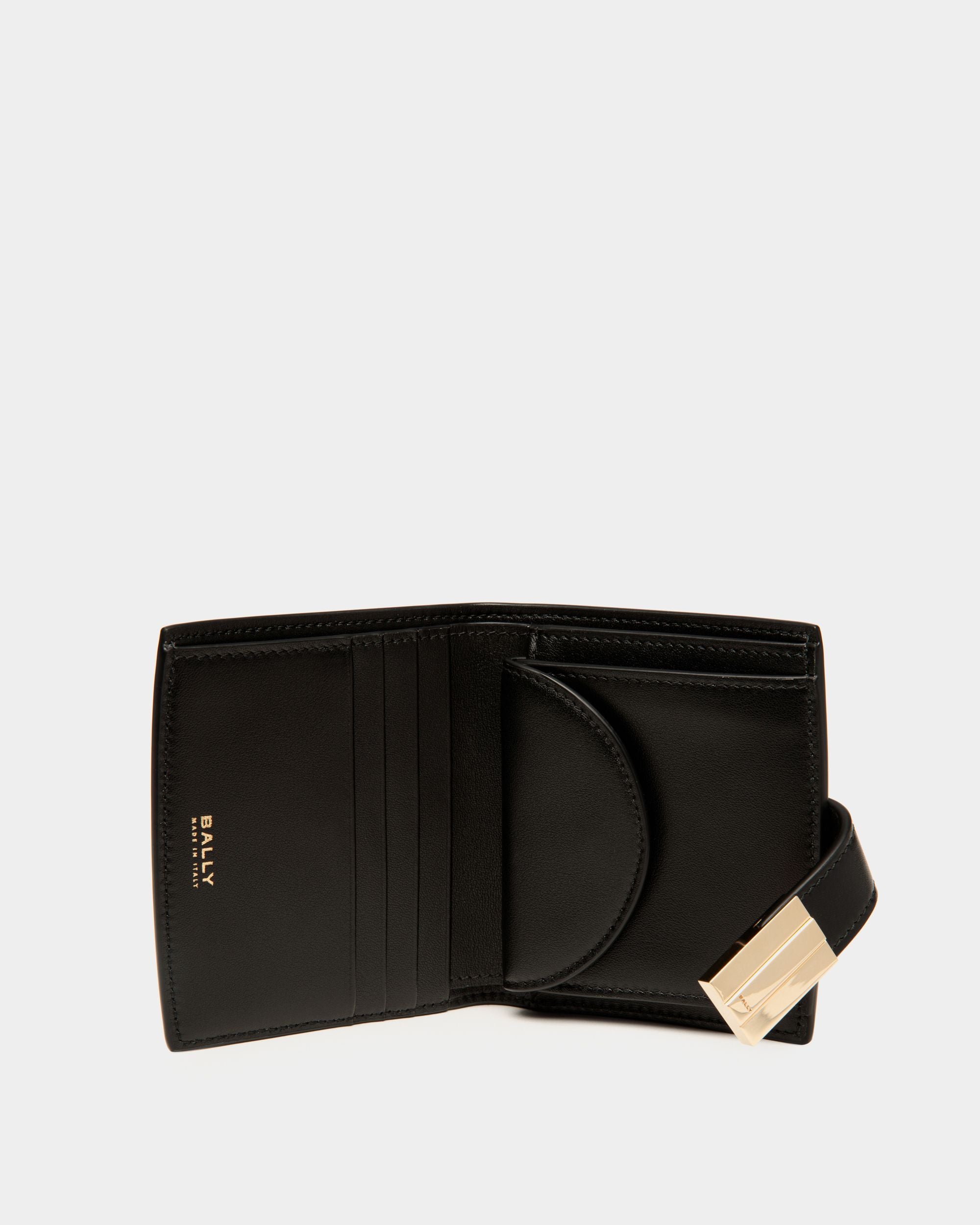 Portefeuille Ollam En Cuir Noir - Femme - Bally - 03