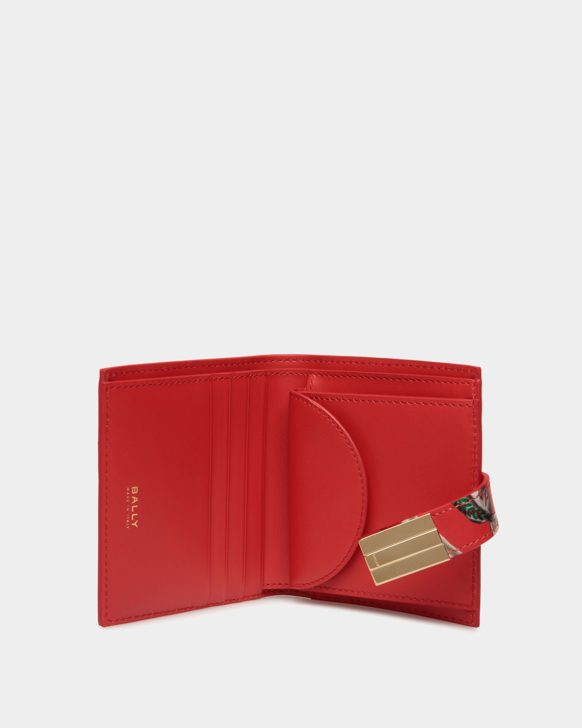 Portefeuille Ollam En Cuir Imprimé Choco-Candy - Femme - Bally - 03