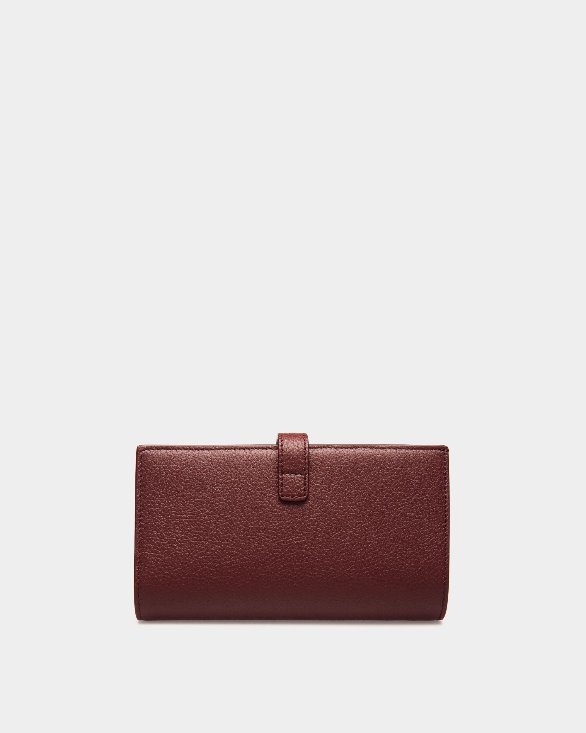 Portefeuille Lock Me Long En Cuir Grainé Andorra - Femme - Bally - 02