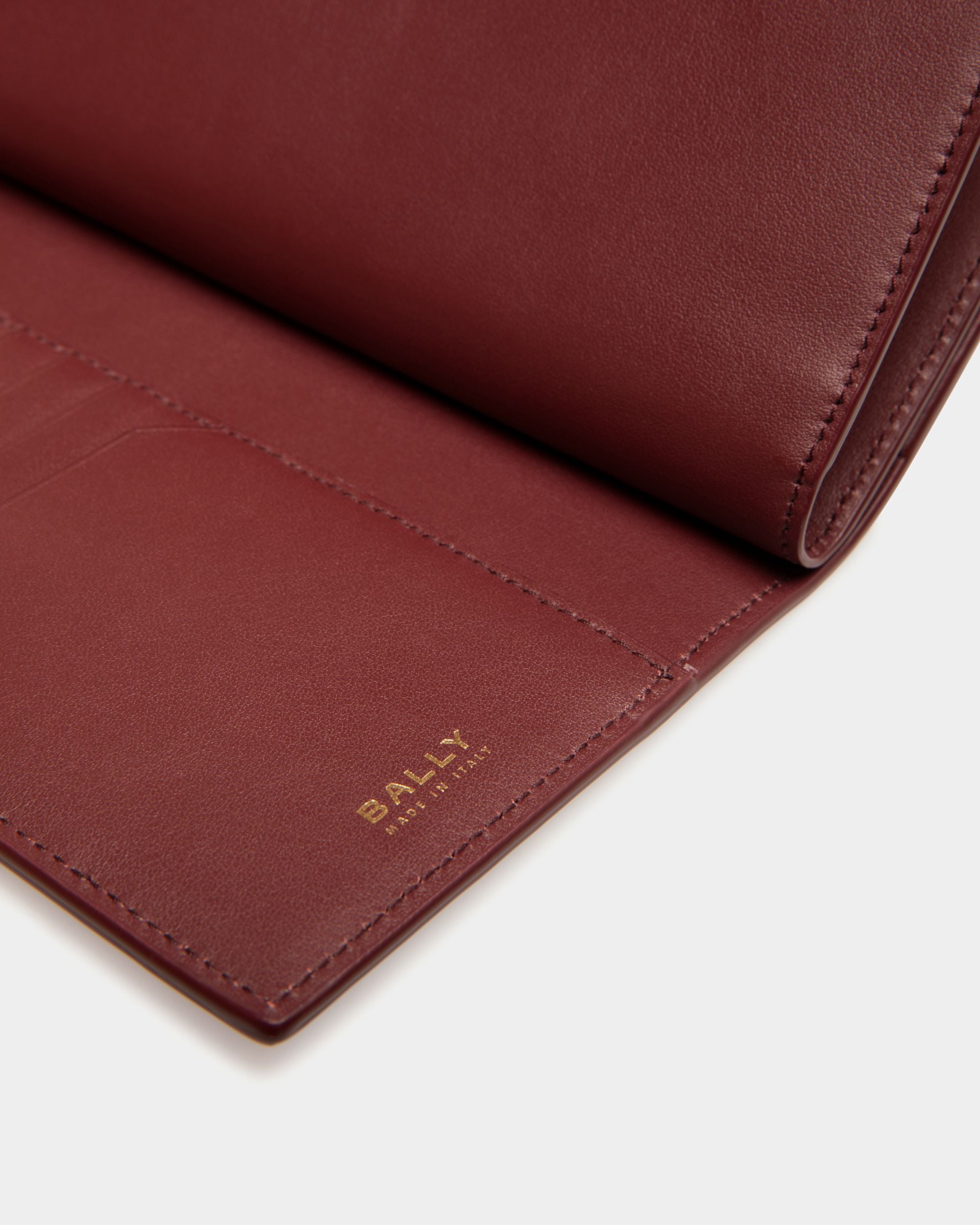 Portefeuille Lock Me Long En Cuir Grainé Andorra - Femme - Bally - 04