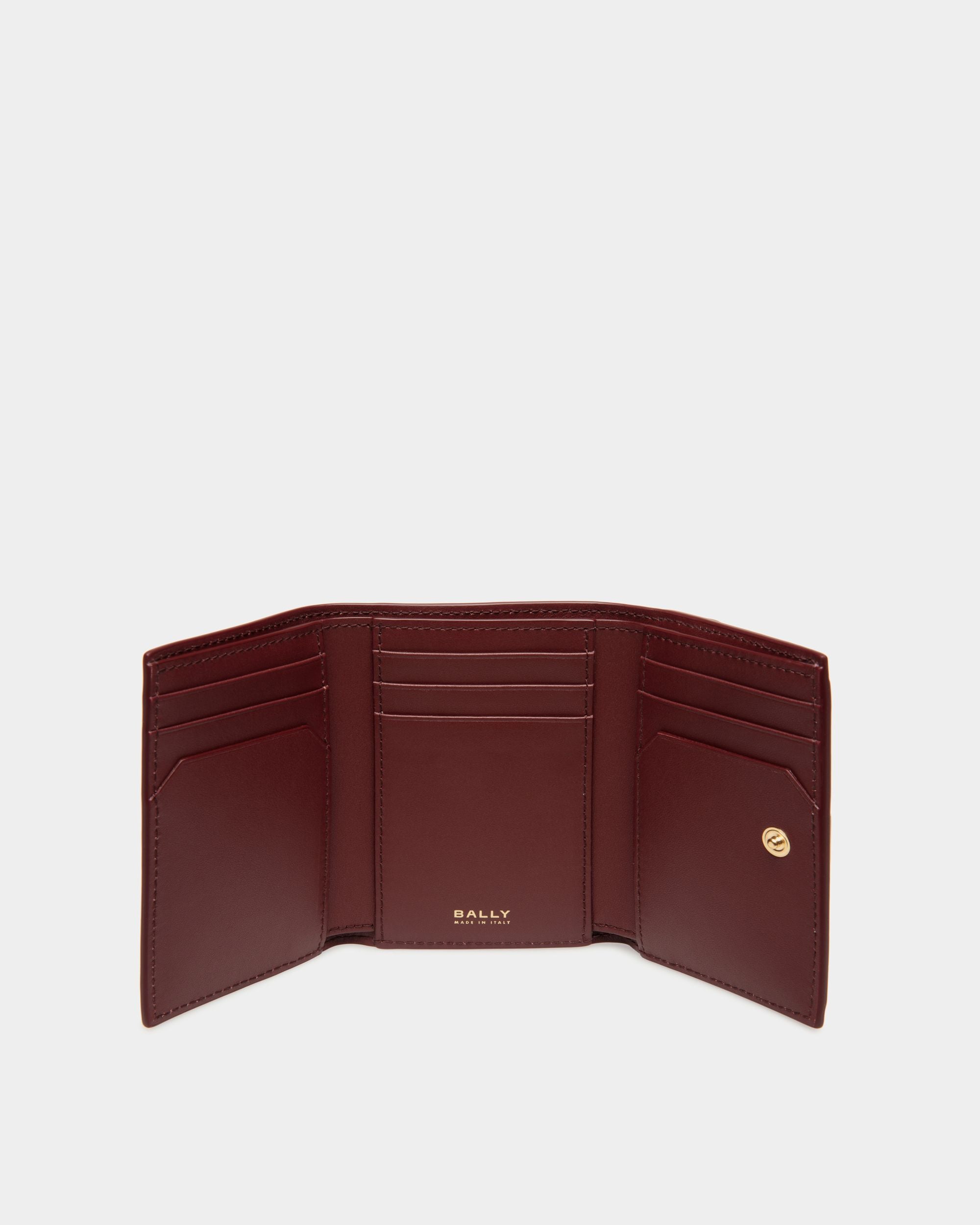Portefeuille Lock Me En Cuir Grainé Andorra - Femme - Bally - 03