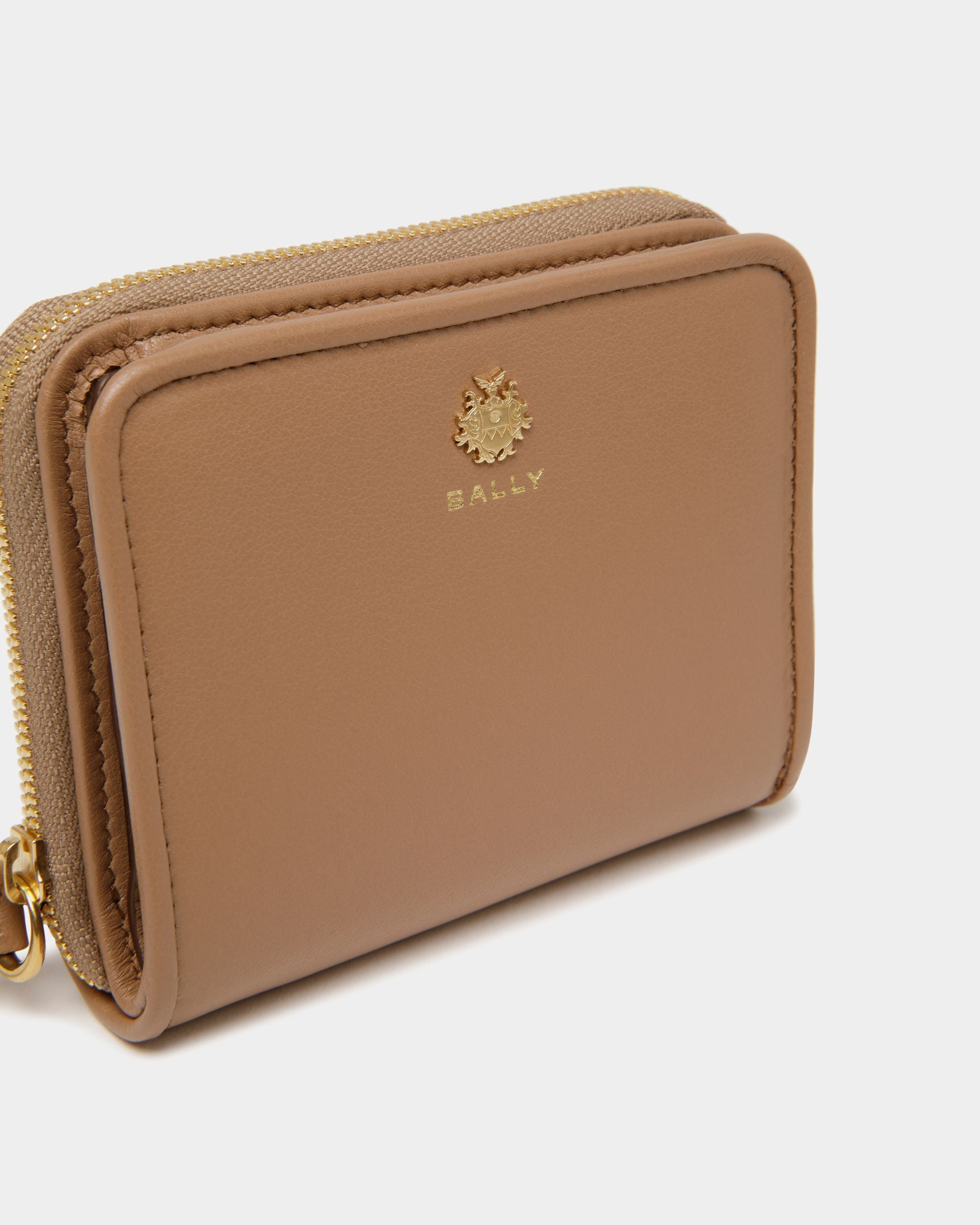 Portefeuille Bally Essential En Cuir Praline Beige - Femme - Bally - 05