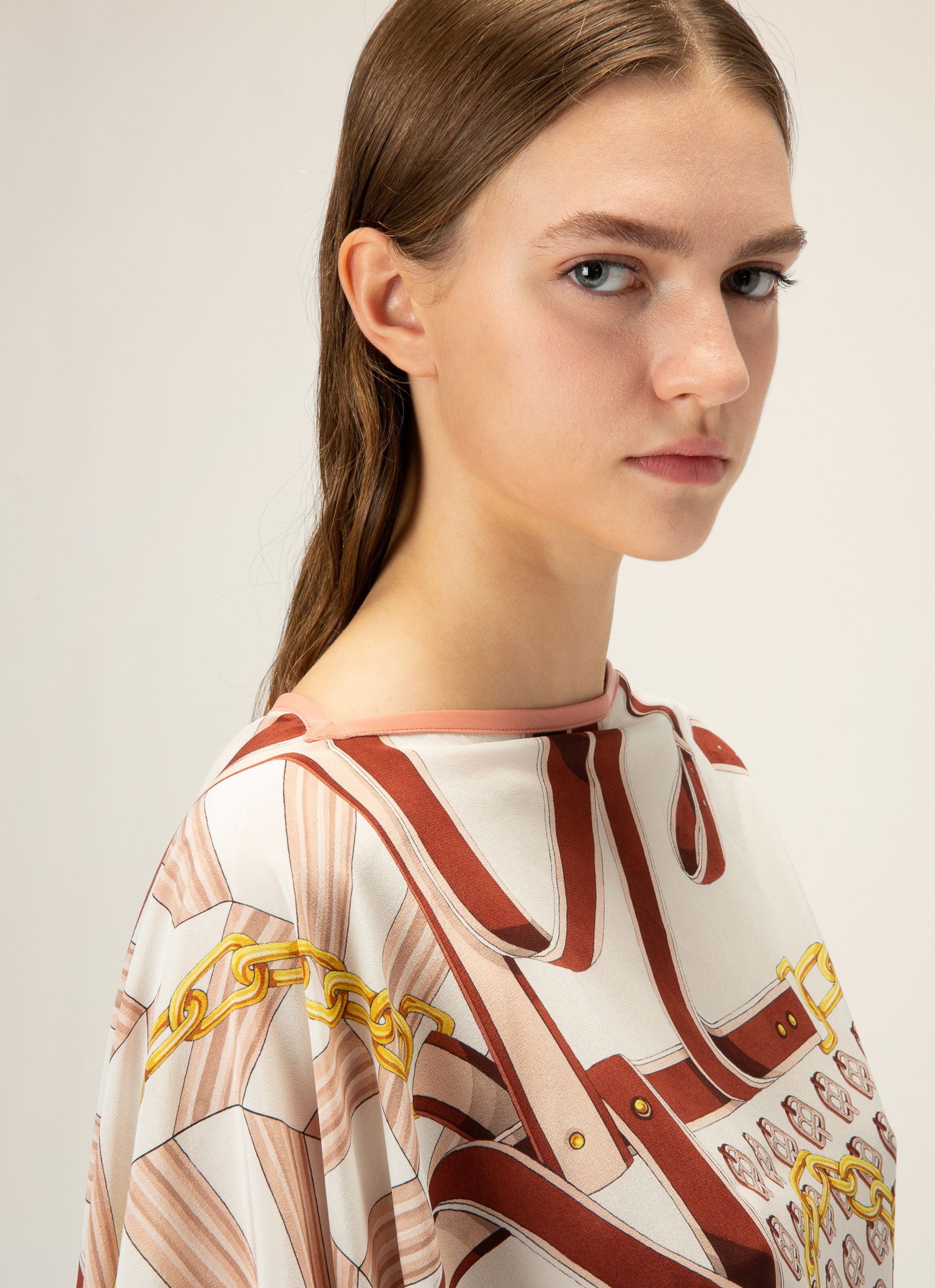 Caftan En Soie Ivoire - Femme - Bally - 02