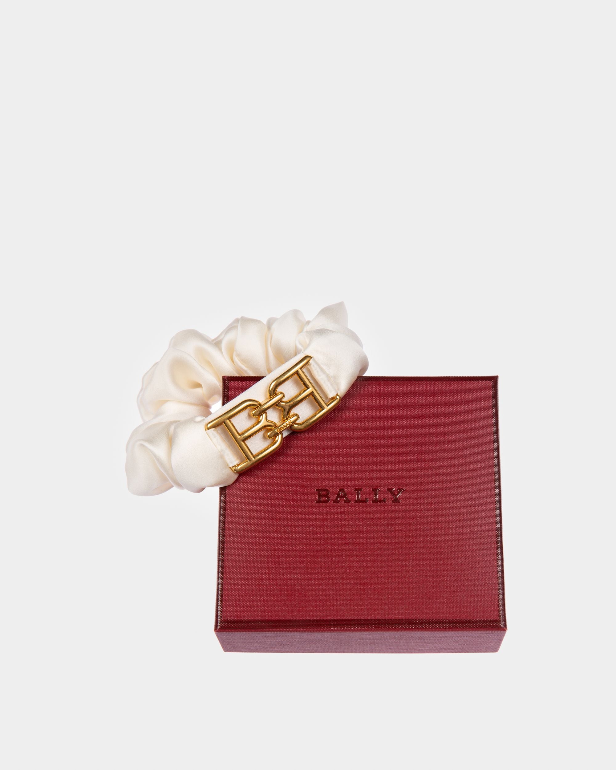 Accessoire En Soie Ivoire - Femme - Bally - 02