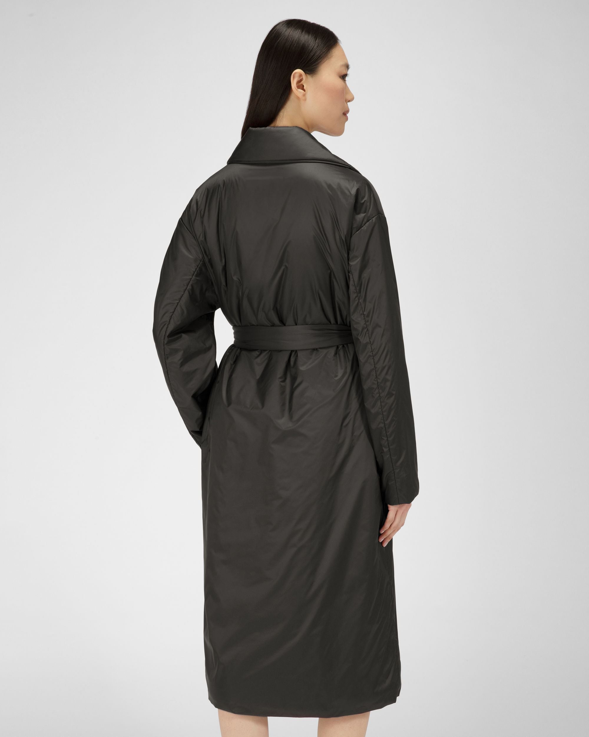 Robe De Chambre En Nylon Noir - Femme - Bally - 03