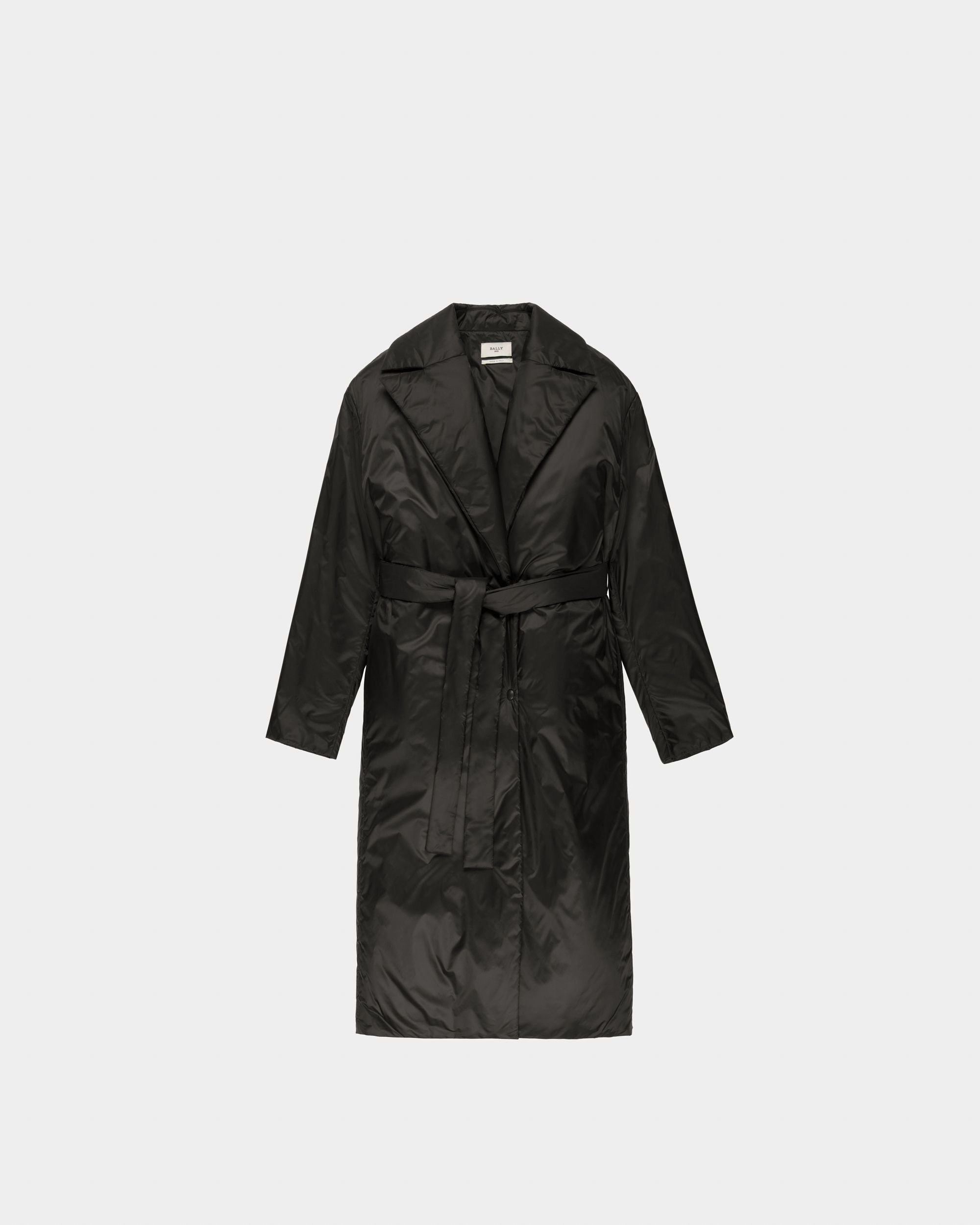 Robe De Chambre En Nylon Noir - Femme - Bally - 04
