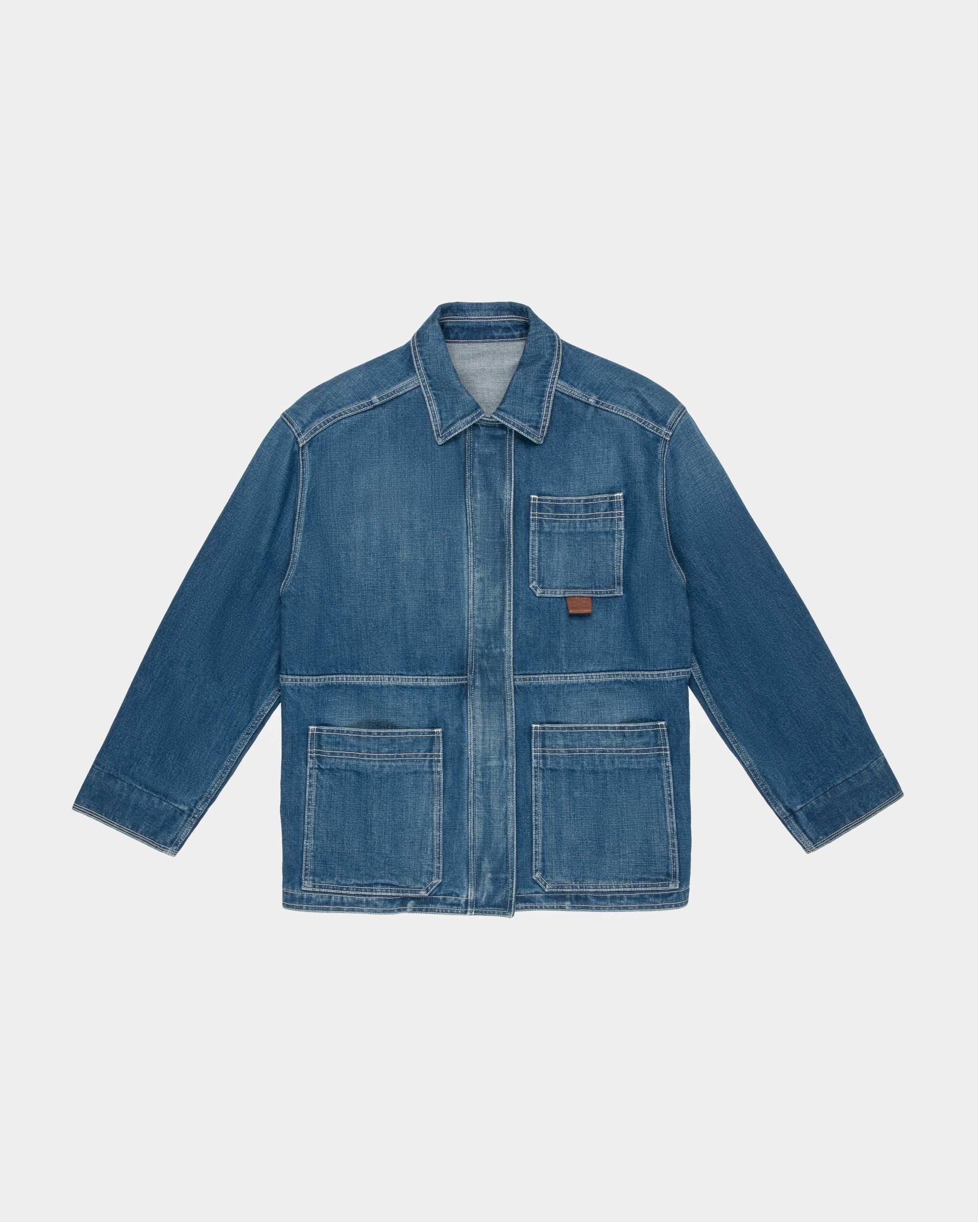 Veste Denim En Coton Bleu - Femme - Bally - 01