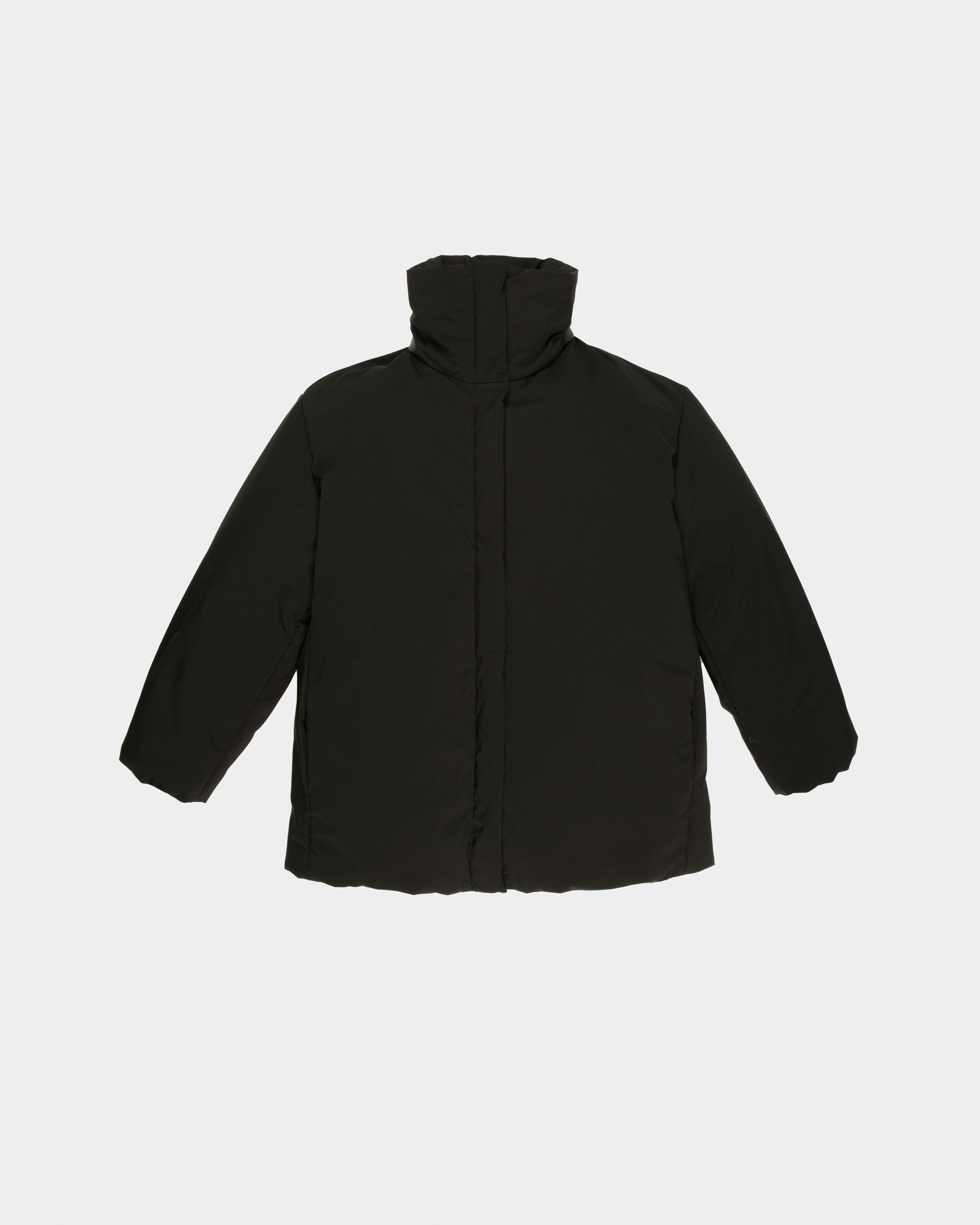 Manteau Noir En Polyester - Femme - Bally - 01