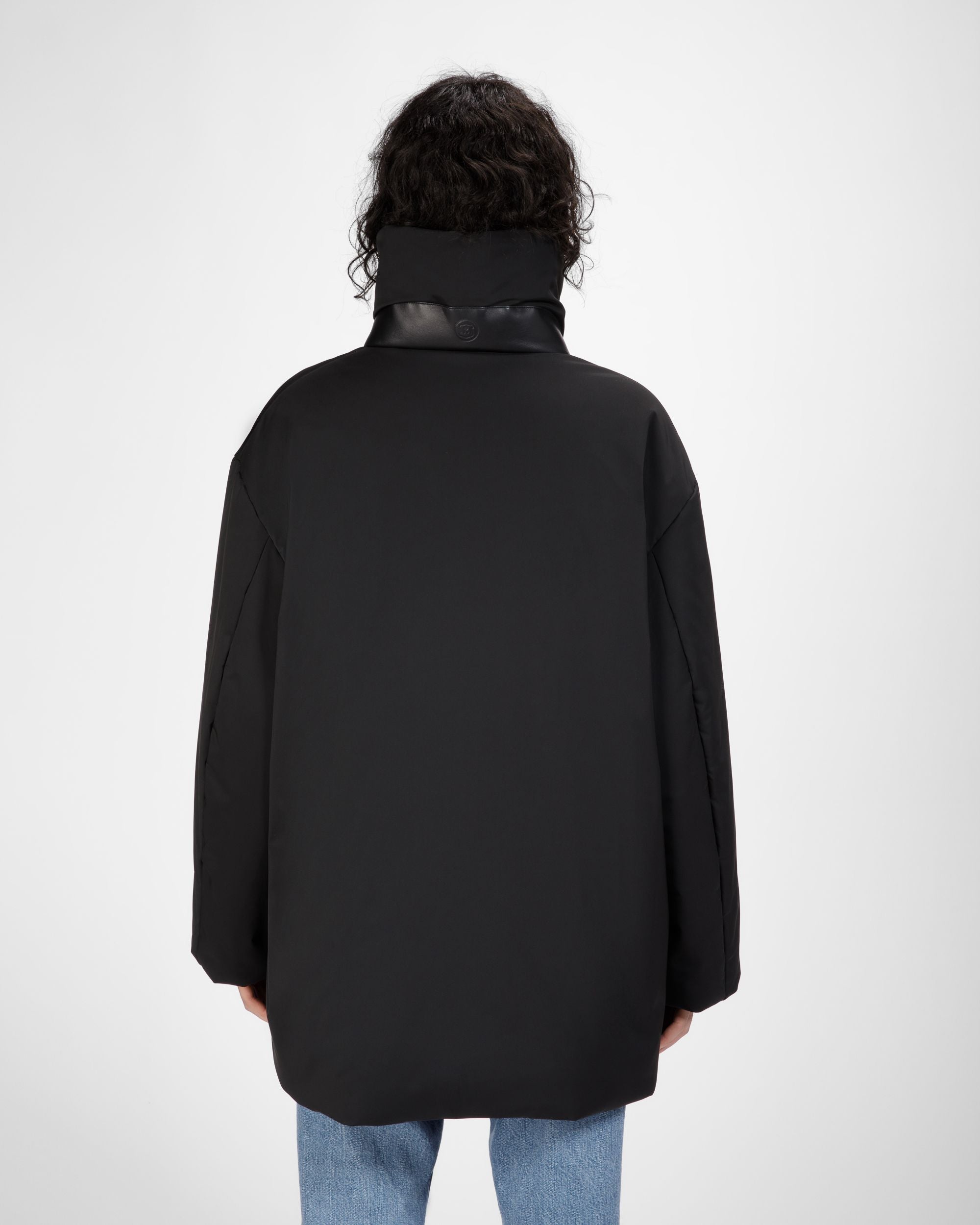 Manteau Noir En Polyester - Femme - Bally - 03