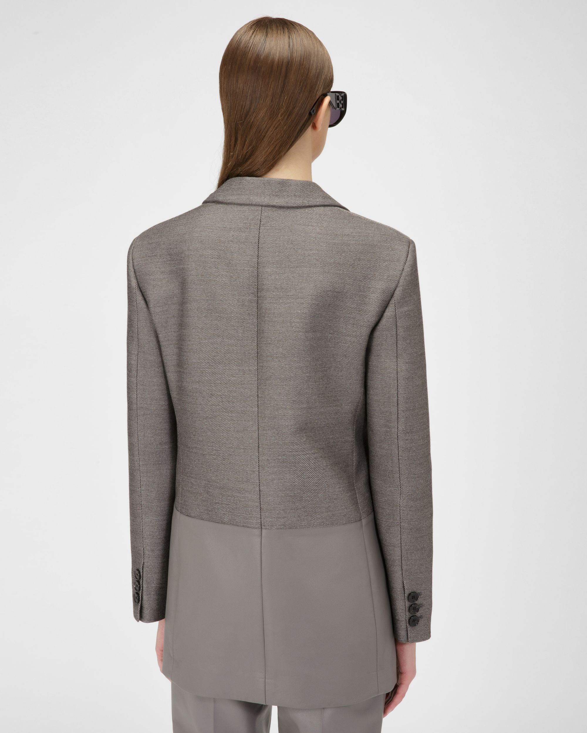Veste En Laine Grise - Femme - Bally - 03