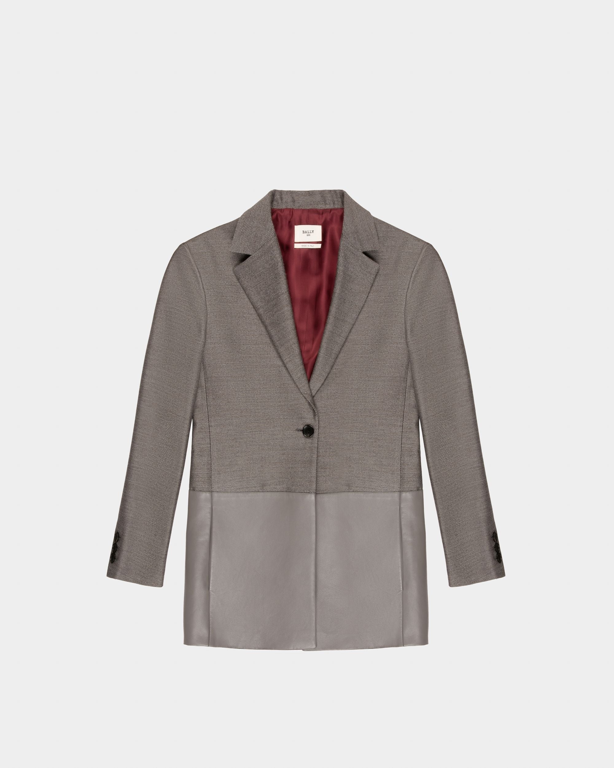 Veste En Laine Grise - Femme - Bally - 04