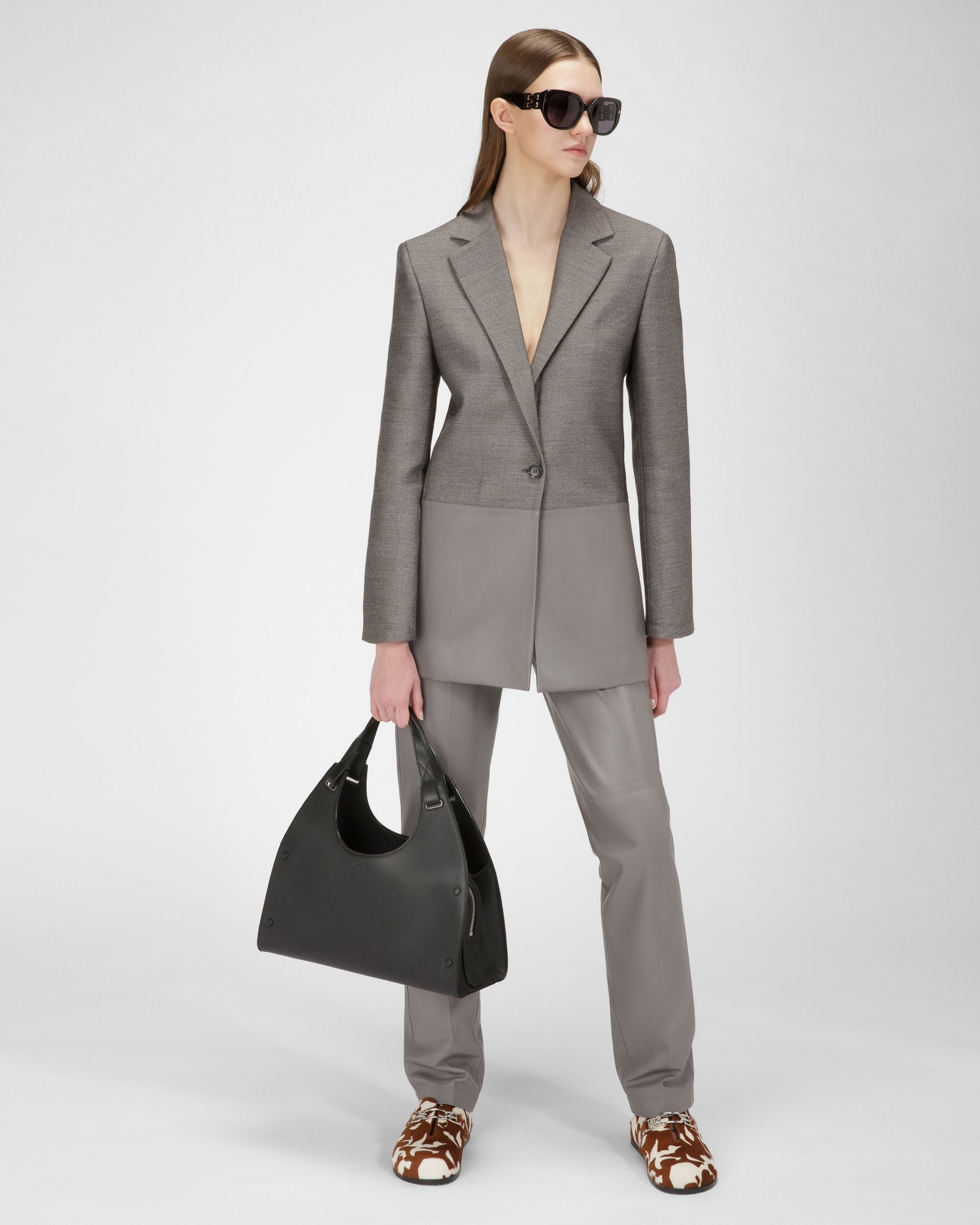 Veste En Laine Grise - Femme - Bally - 05