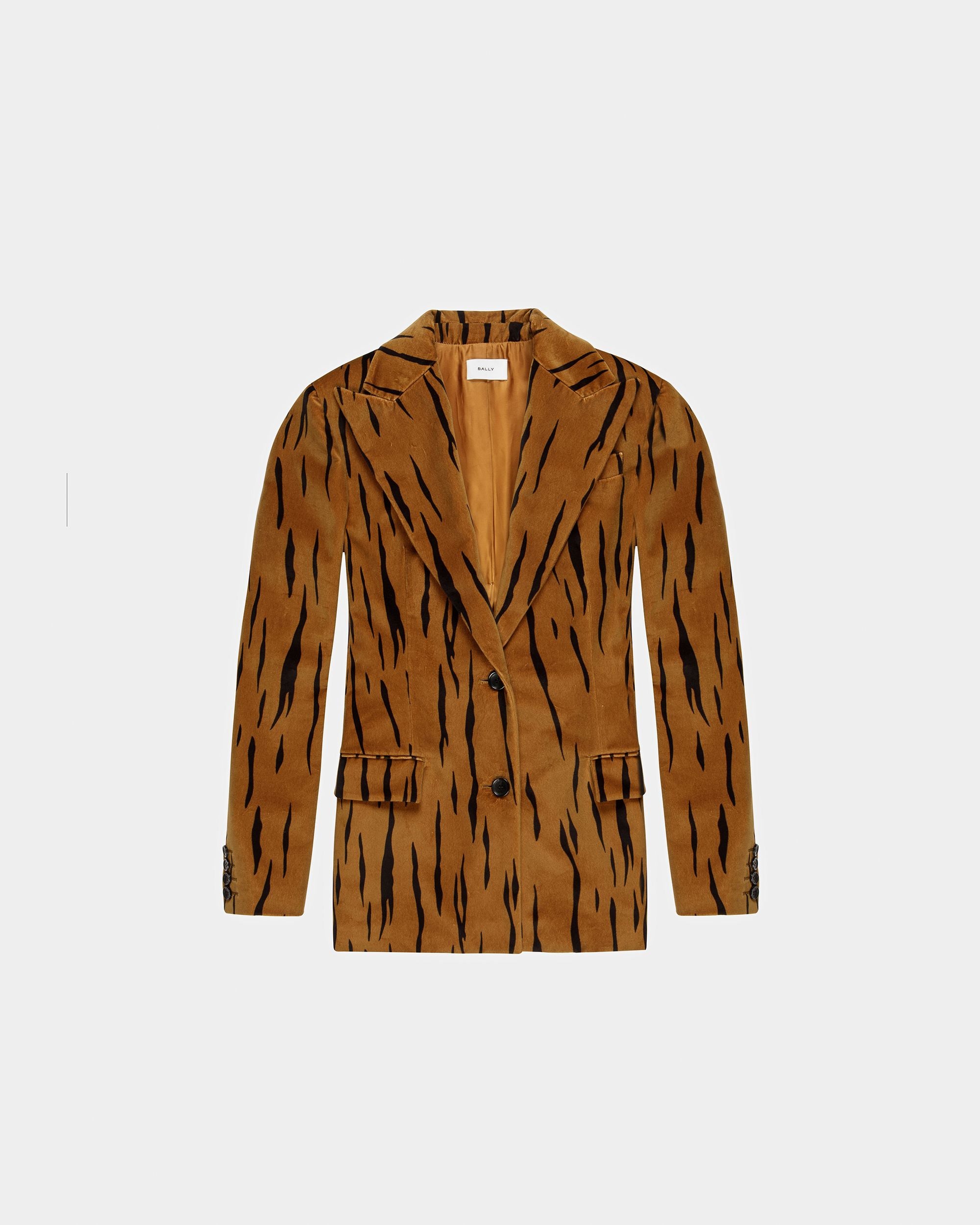 Blazer En Velours Imprimé - Femme - Bally - 06