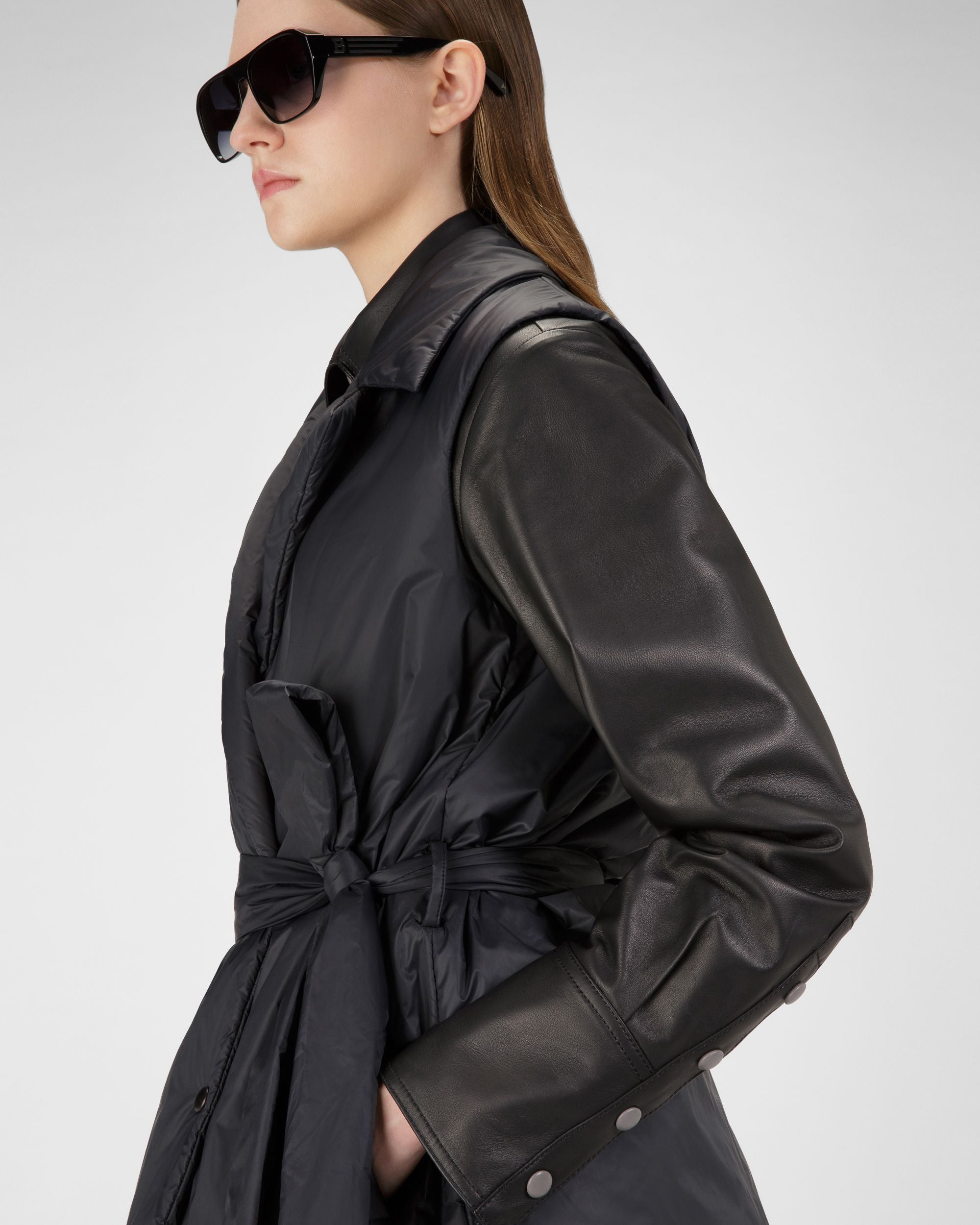 Gilet Rembourré En Nylon Noir - Femme - Bally - 02