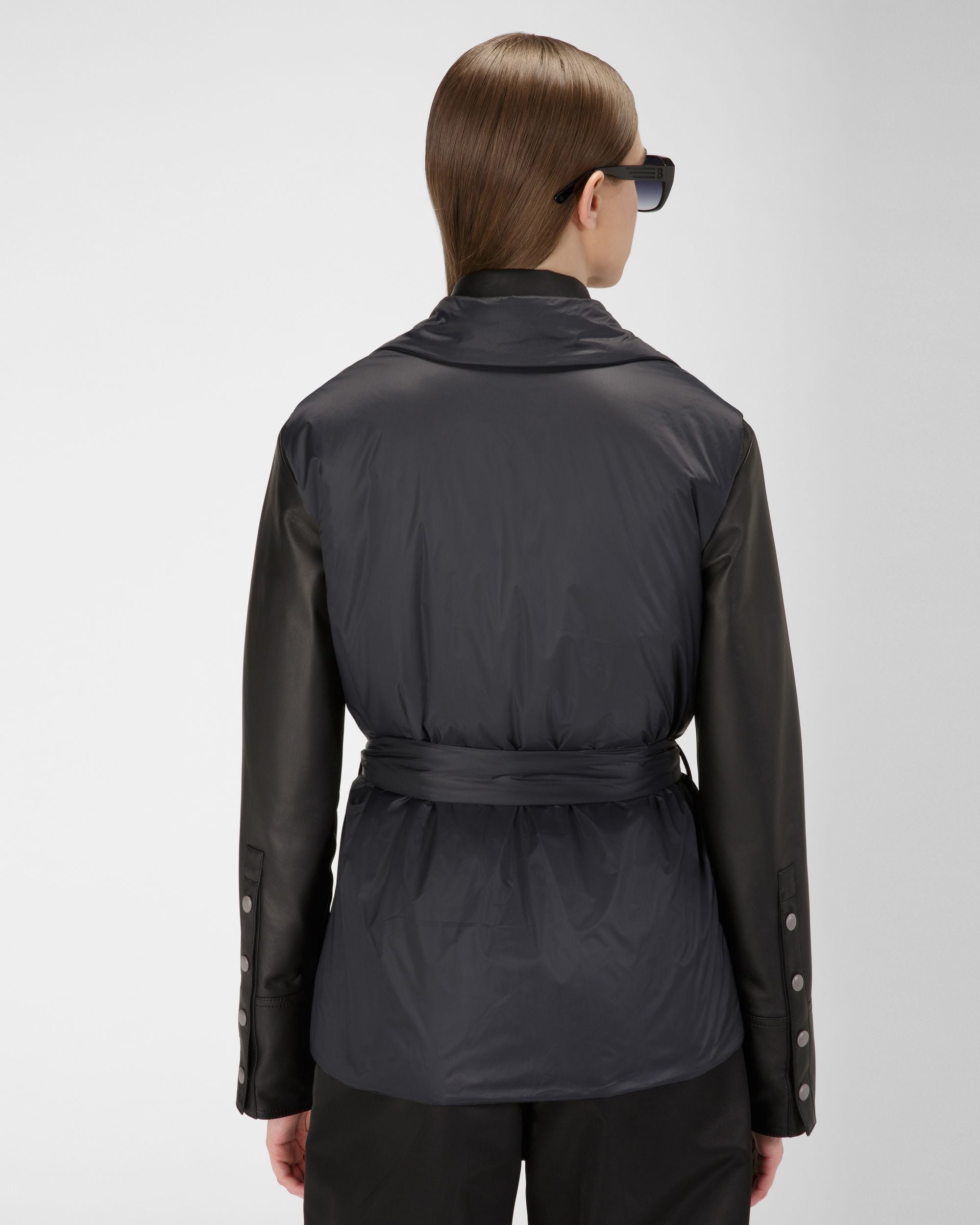 Gilet Rembourré En Nylon Noir - Femme - Bally - 03
