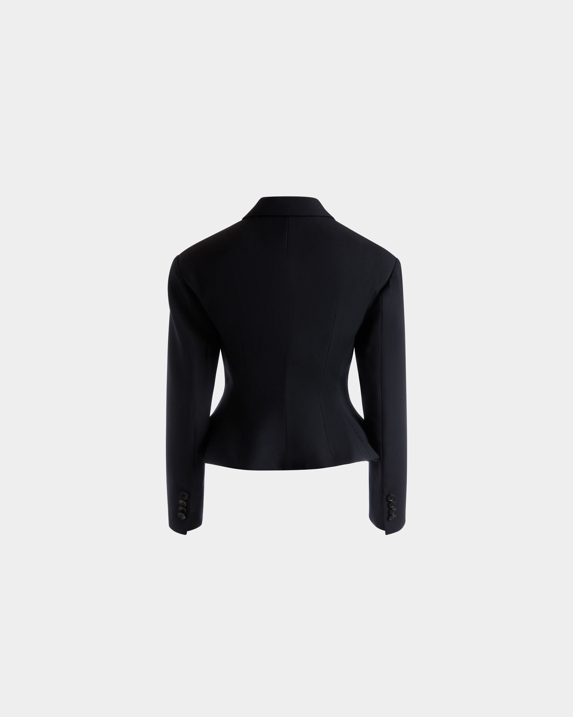 Blazer En Laine Navy Blue - Femme - Bally - 07