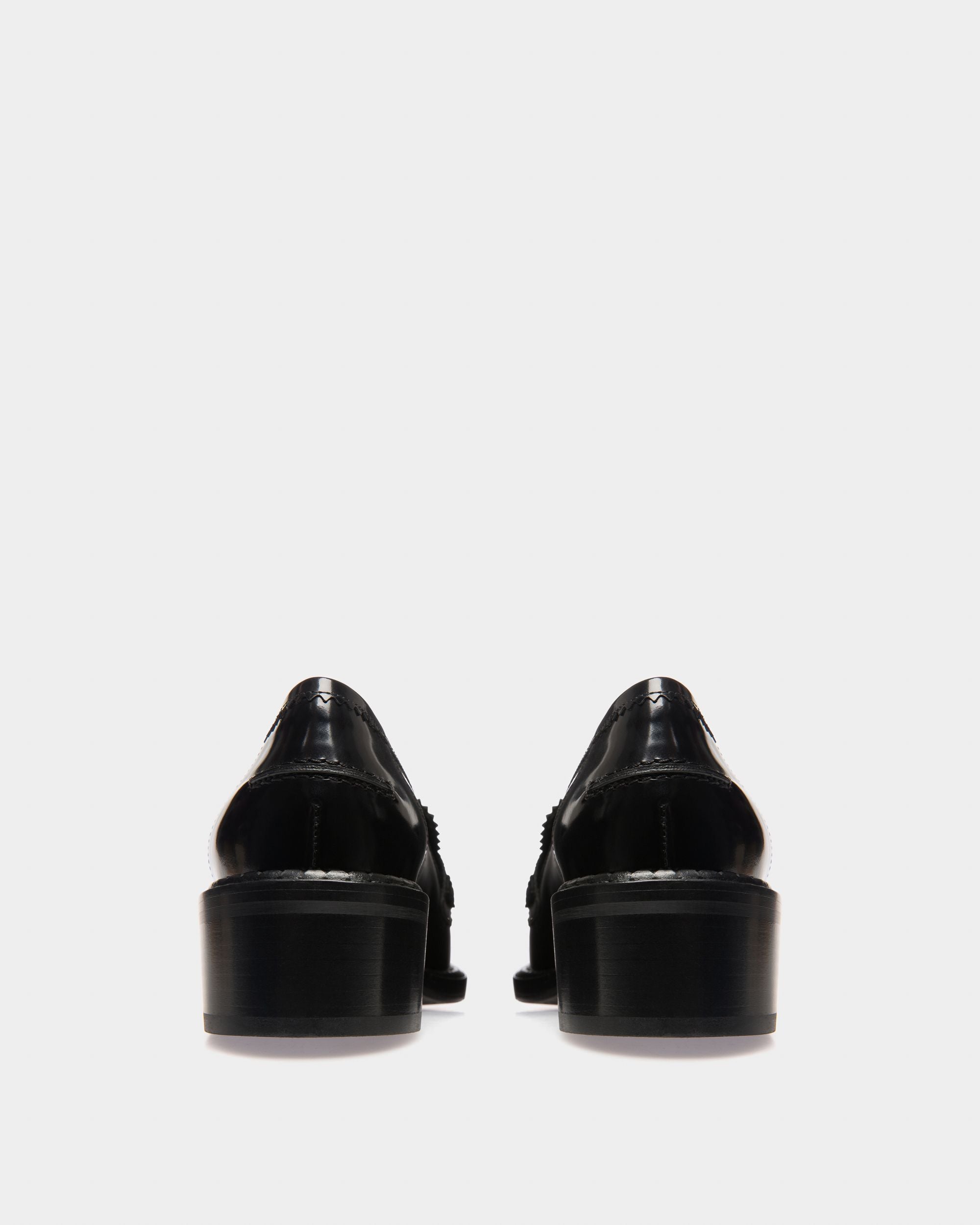 Ellyane Mocassins En Cuir Noir - Femme - Bally - 04