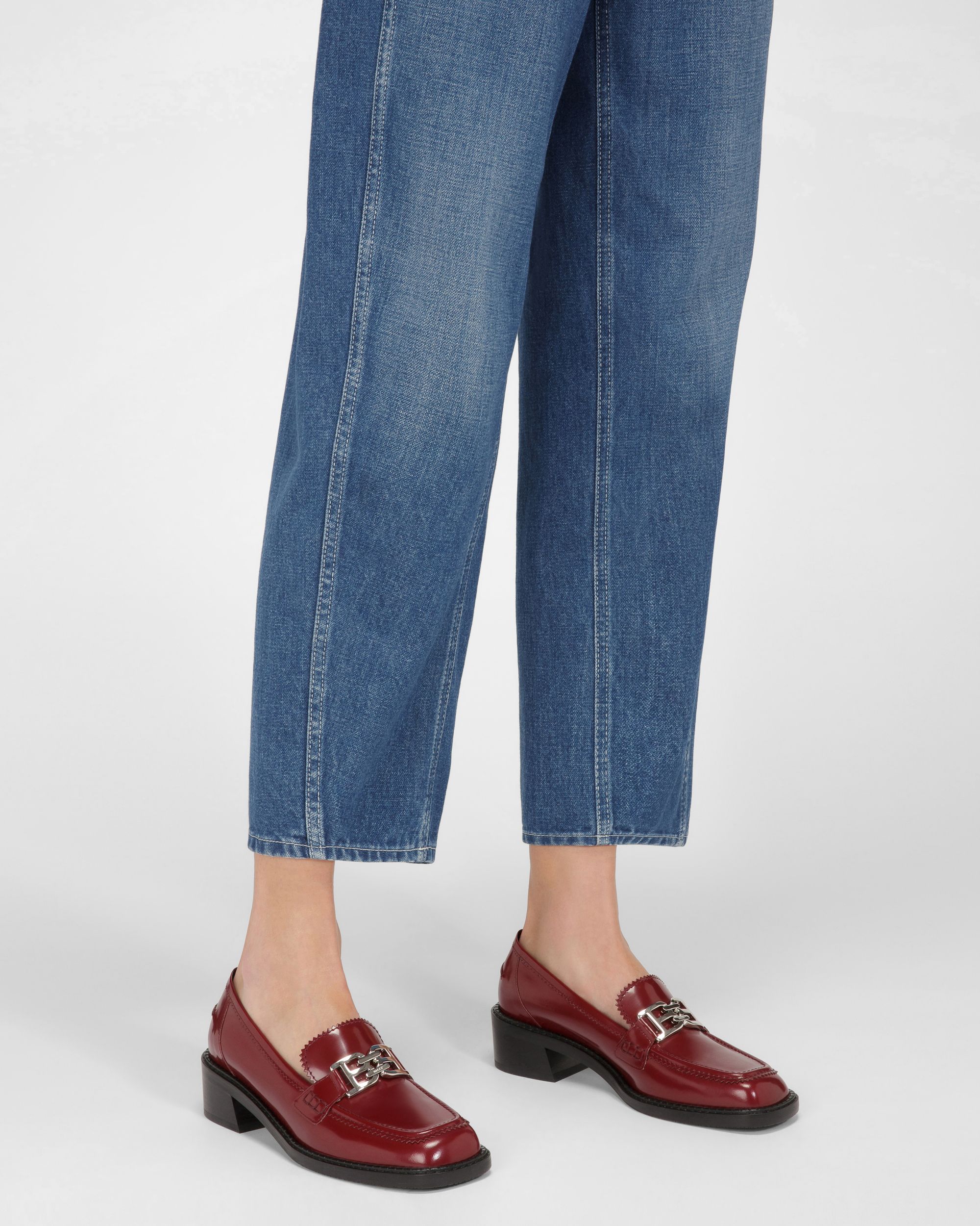 Ellyane Mocassins En Cuir Heritage Red - Femme - Bally - 06