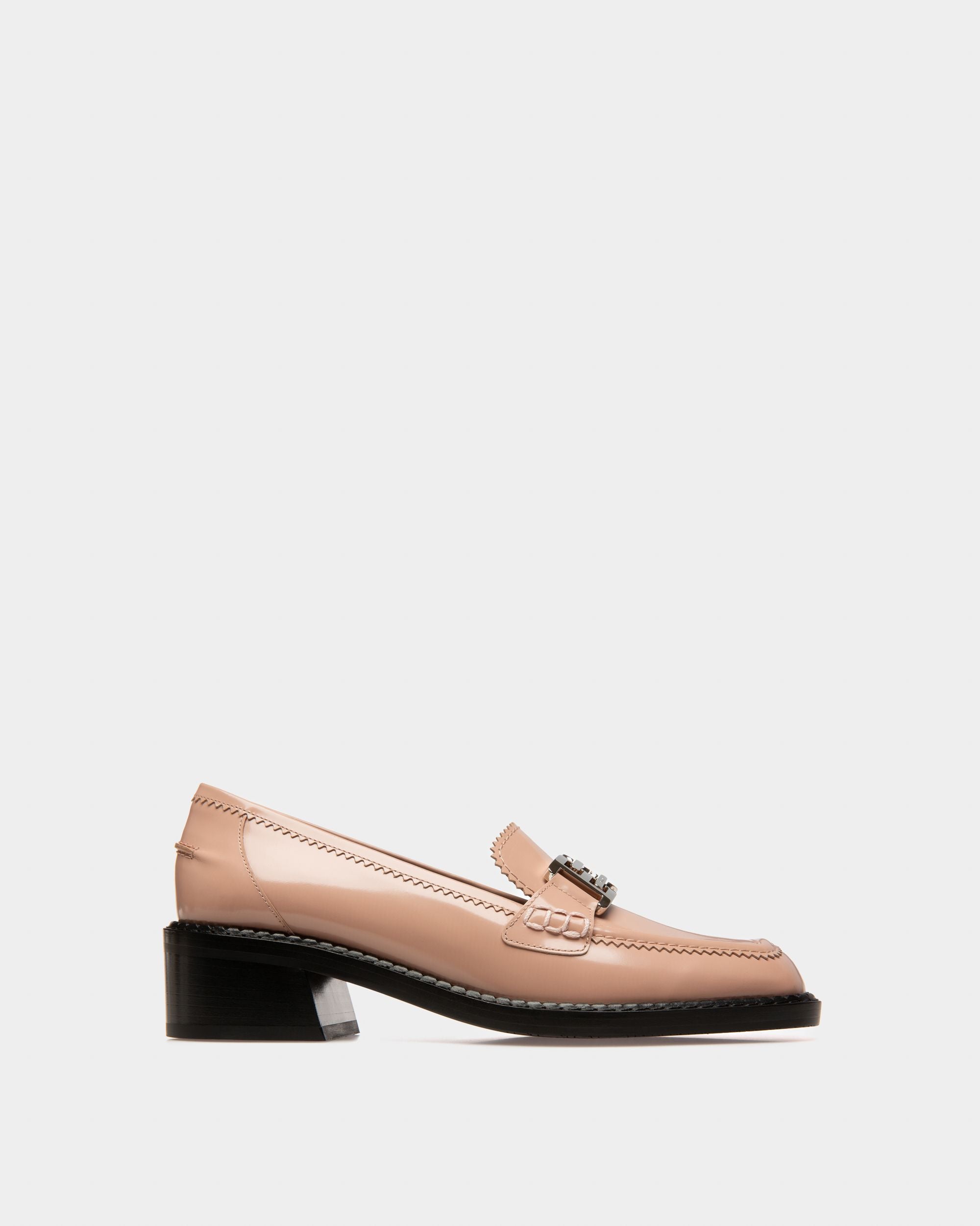 Ellyane Mocassins En Cuir Rose - Femme - Bally - 01