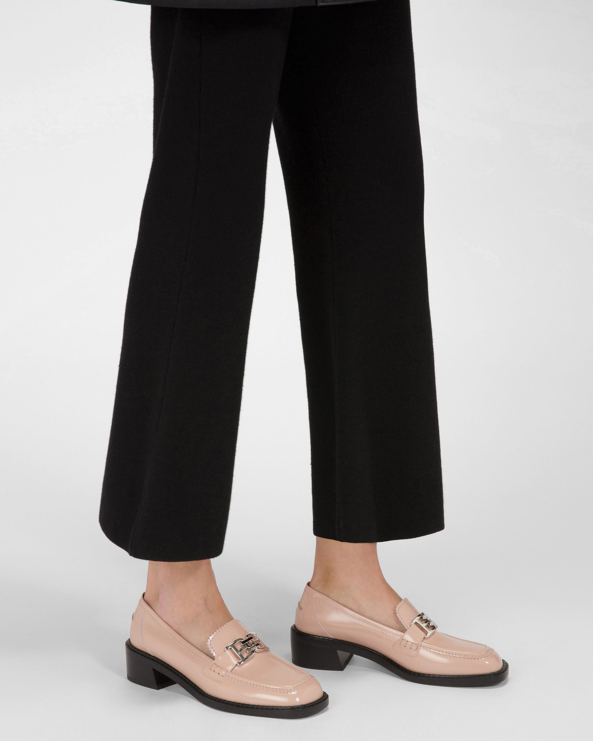 Ellyane Mocassins En Cuir Rose - Femme - Bally - 06