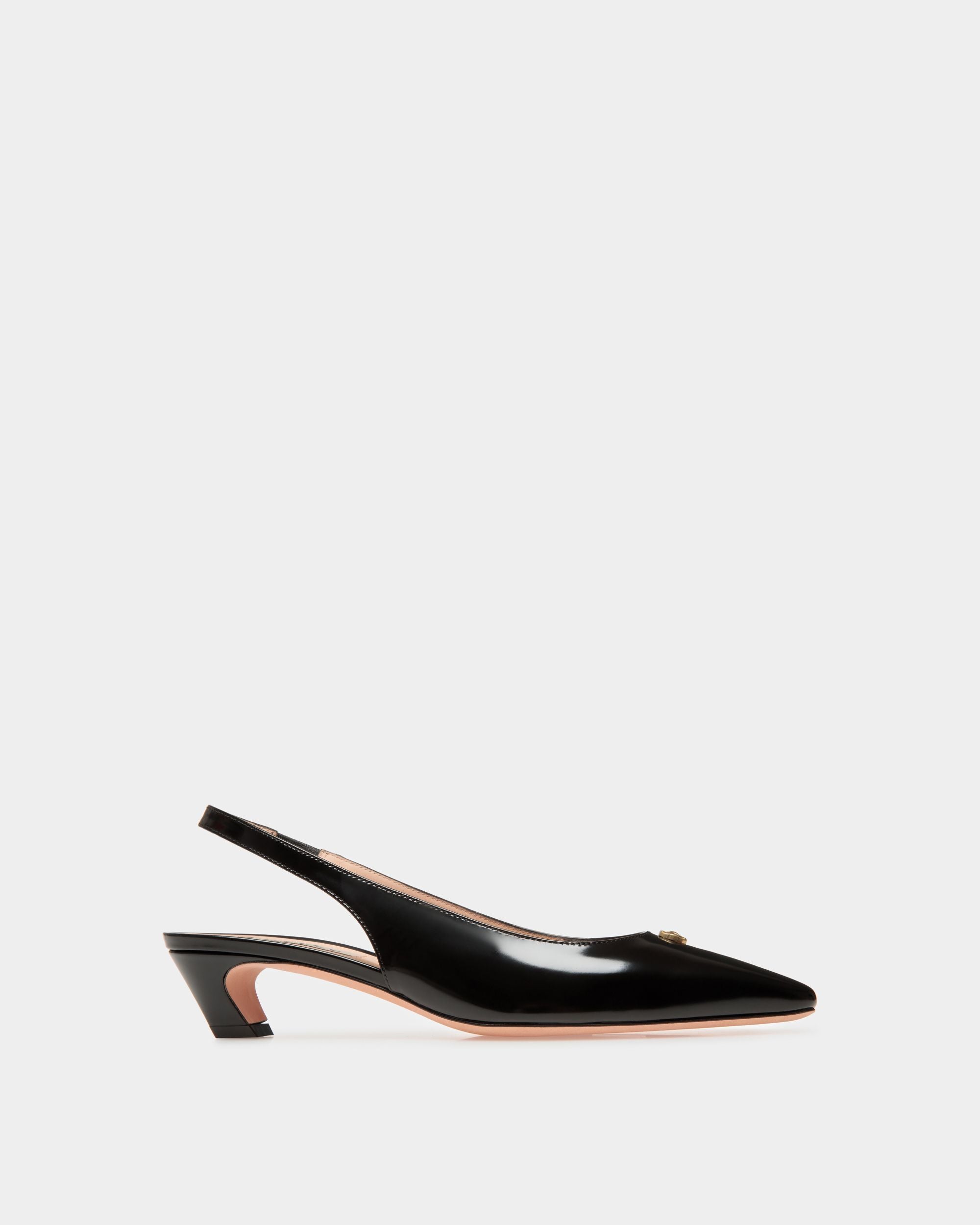 Escarpin Slingback Sylt En Cuir Noir - Femme - Bally - 01