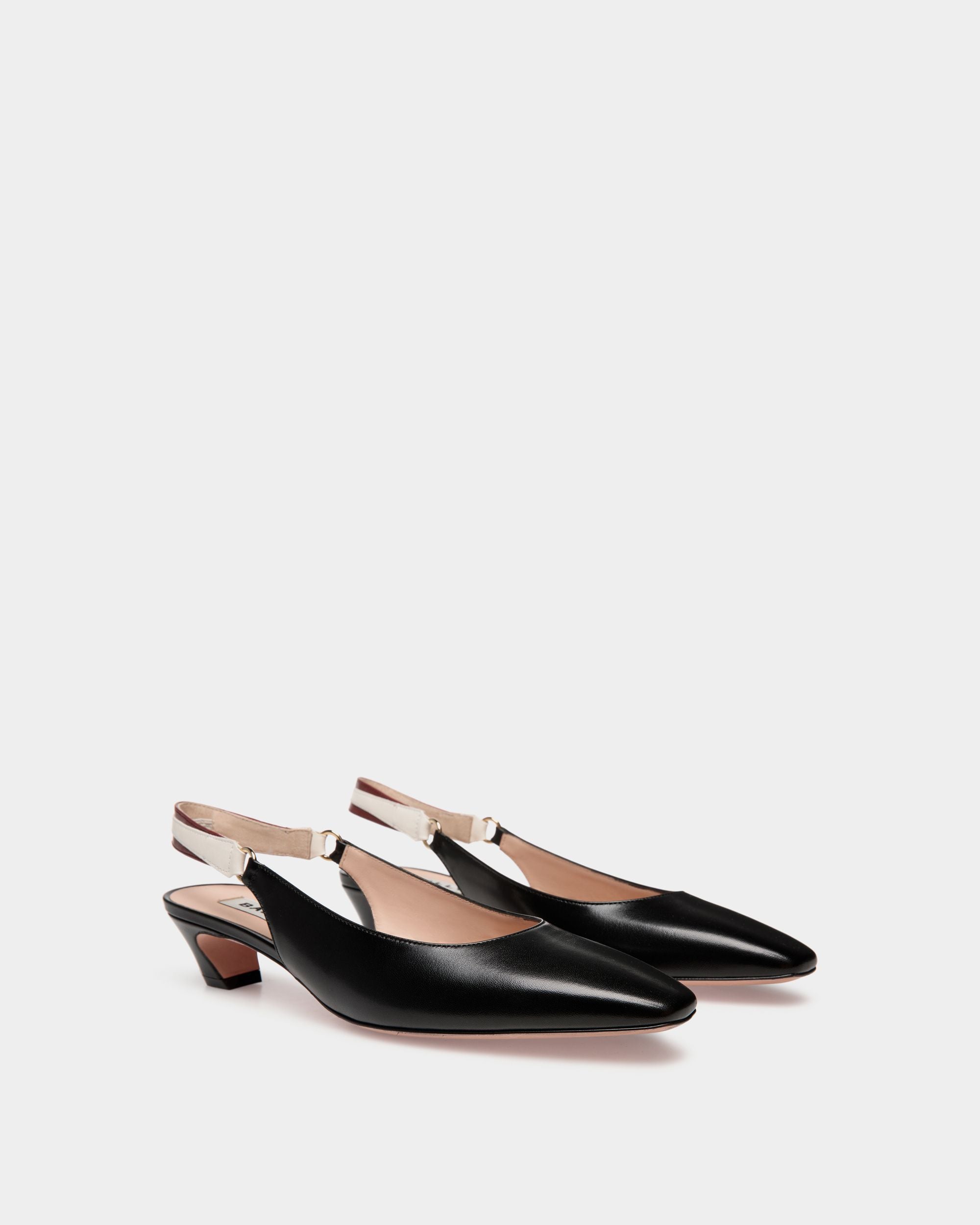 Escarpin Slingback Sylt En Cuir Nappa Noir - Femme - Bally - 03
