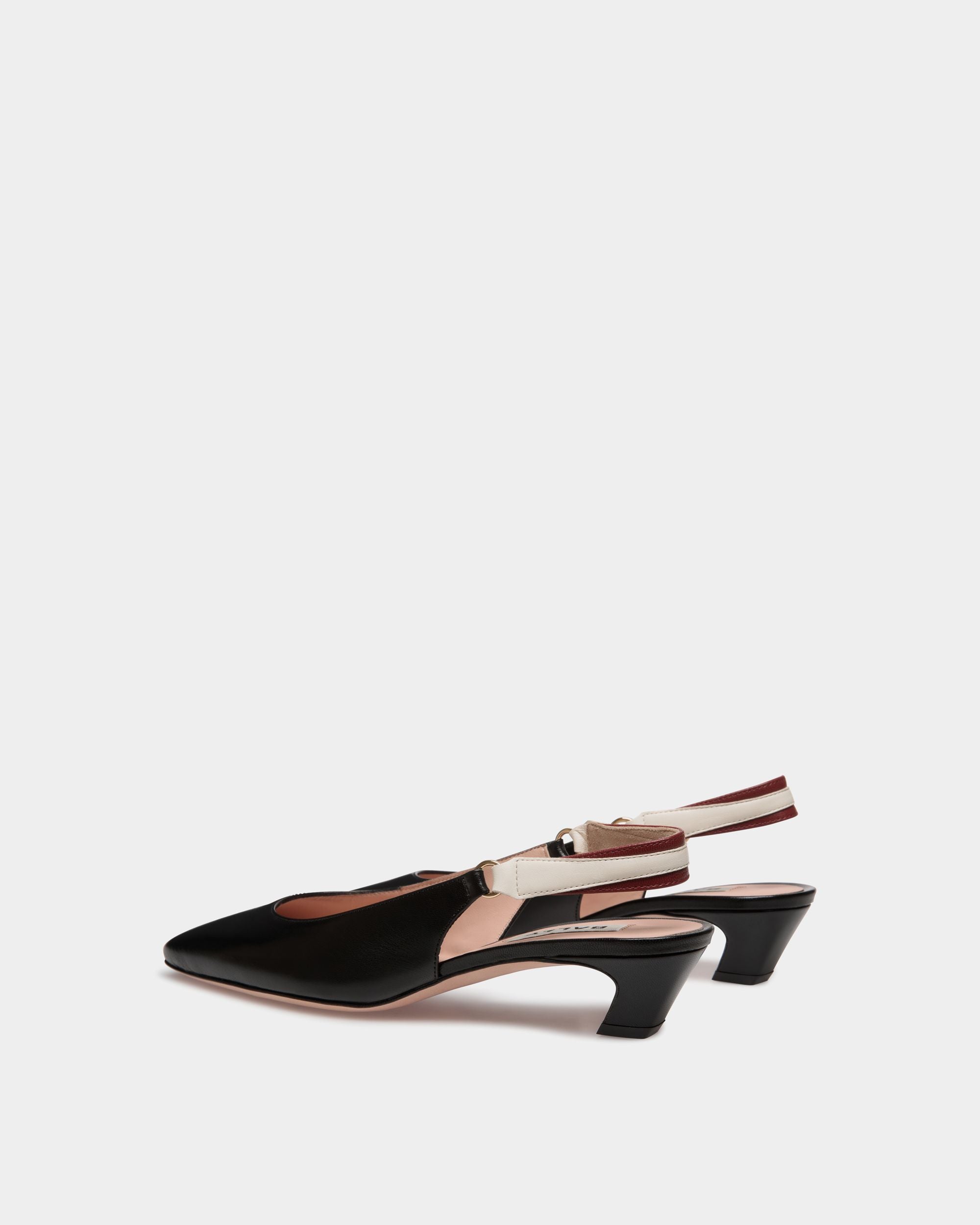 Escarpin Slingback Sylt En Cuir Nappa Noir - Femme - Bally - 03