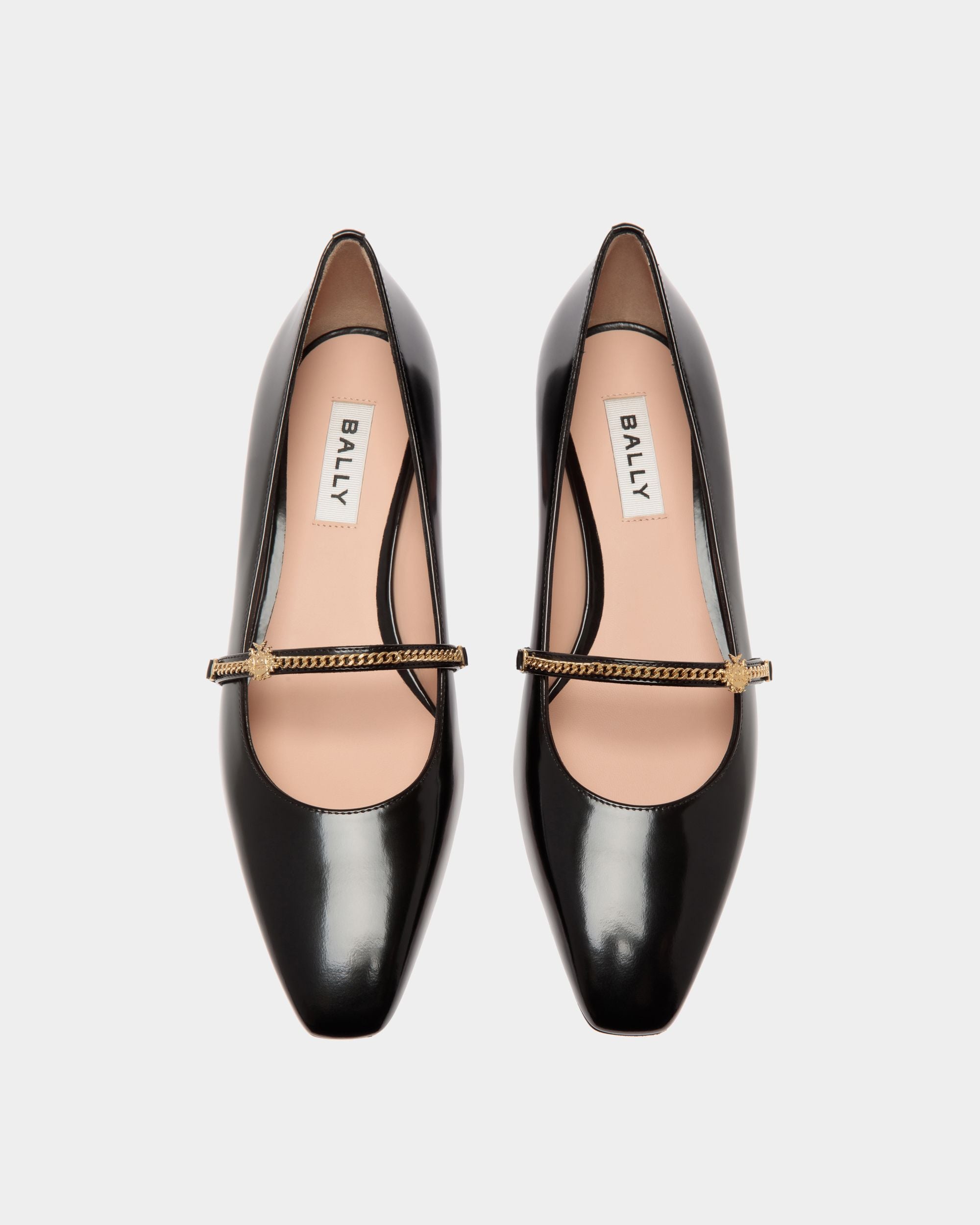 Escarpin Baby Sylt En Cuir Brossé Noir - Femme - Bally - 05