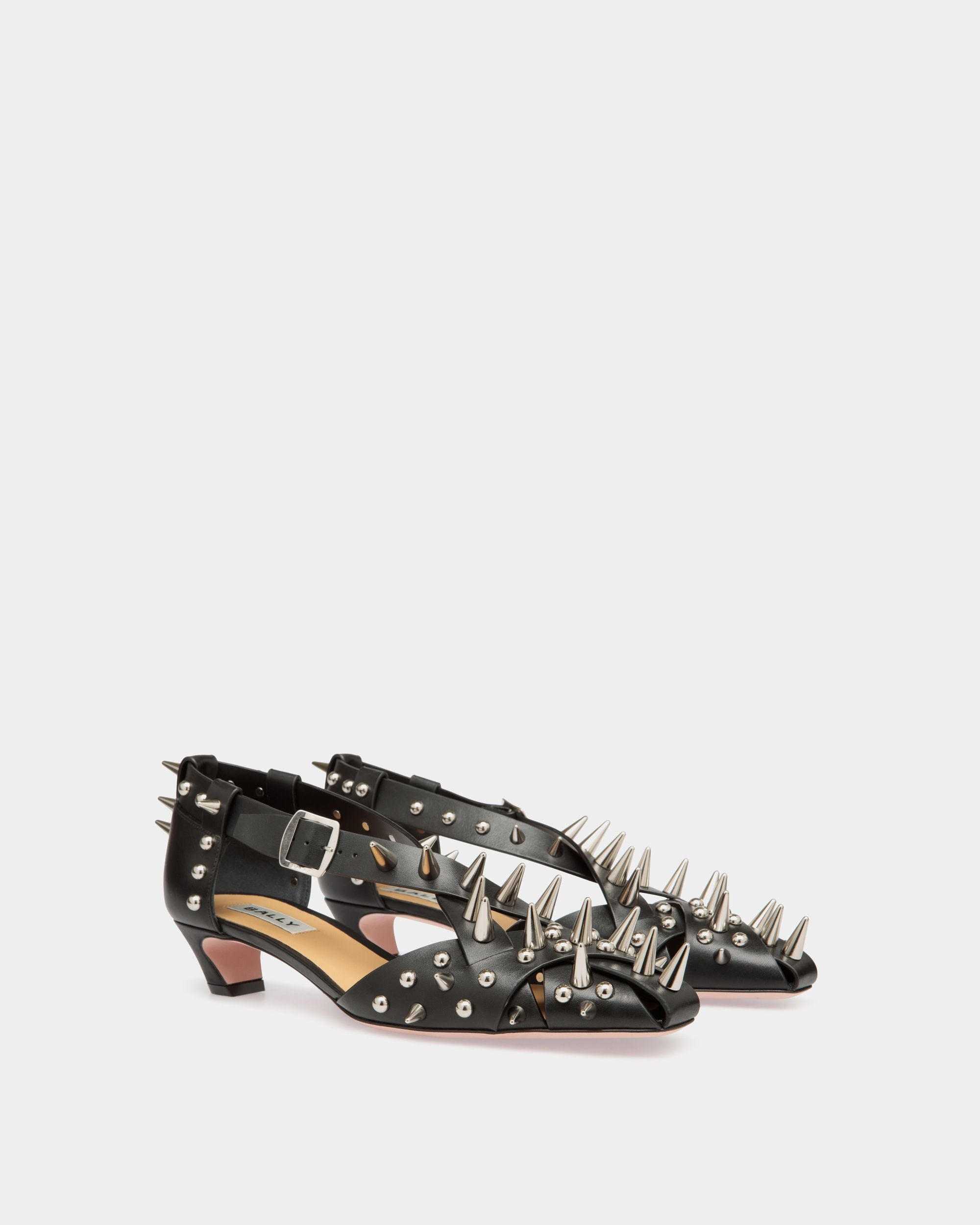 Escarpin Sylt En Cuir Noir - Femme - Bally - 02