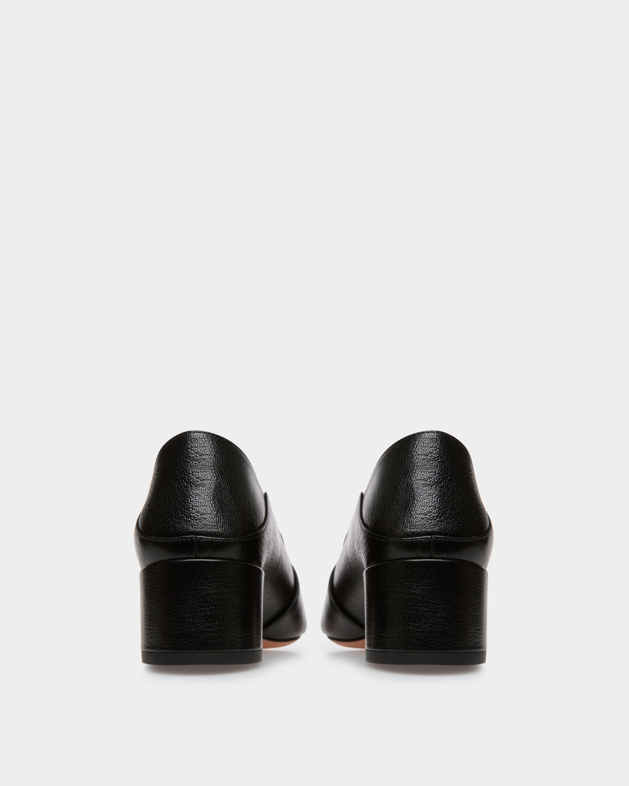 Janelle Escarpin En Cuir Noir - Femme - Bally - 04