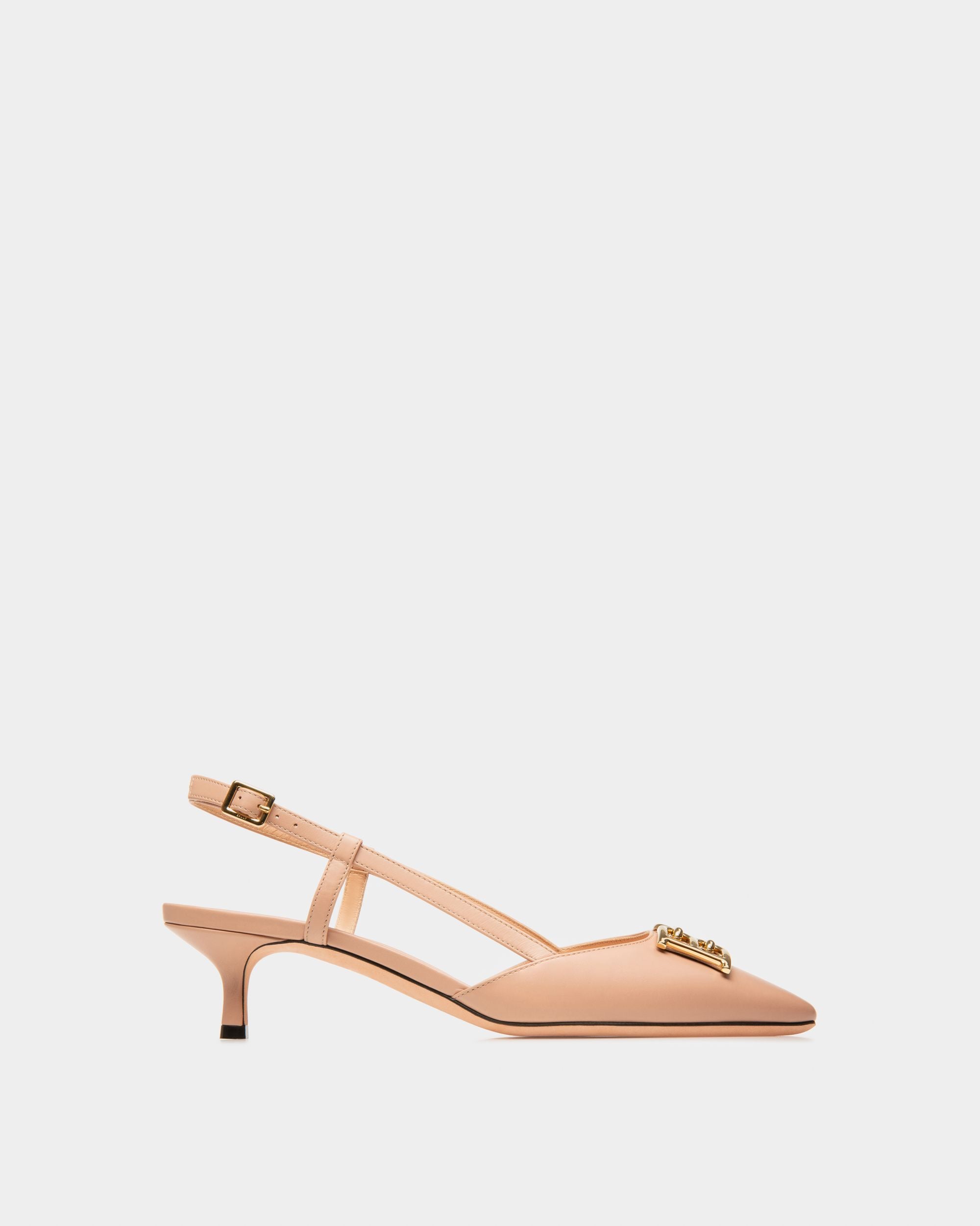 Eva Escarpins En Cuir Rose - Femme - Bally - 01