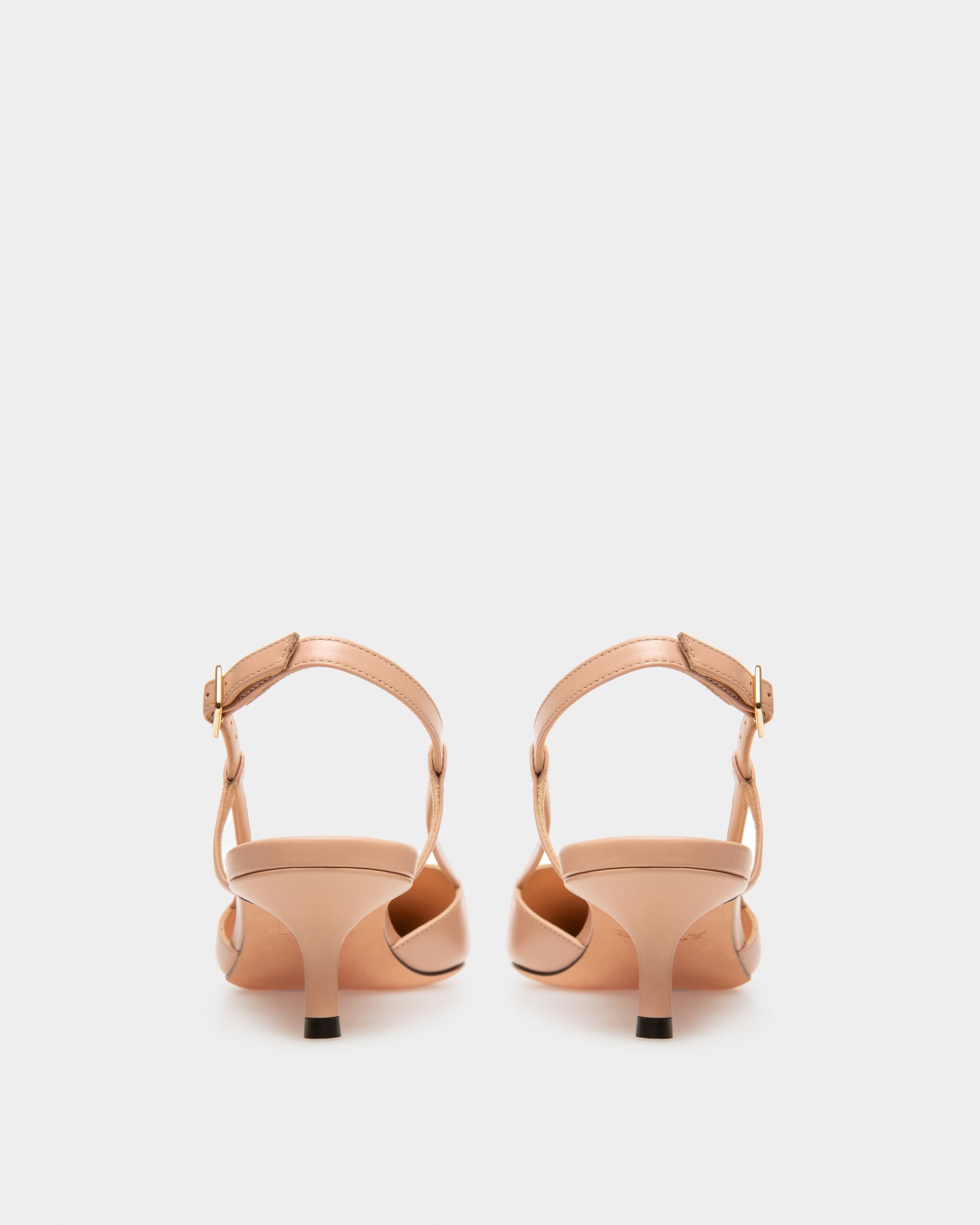 Eva Escarpins En Cuir Rose - Femme - Bally - 04