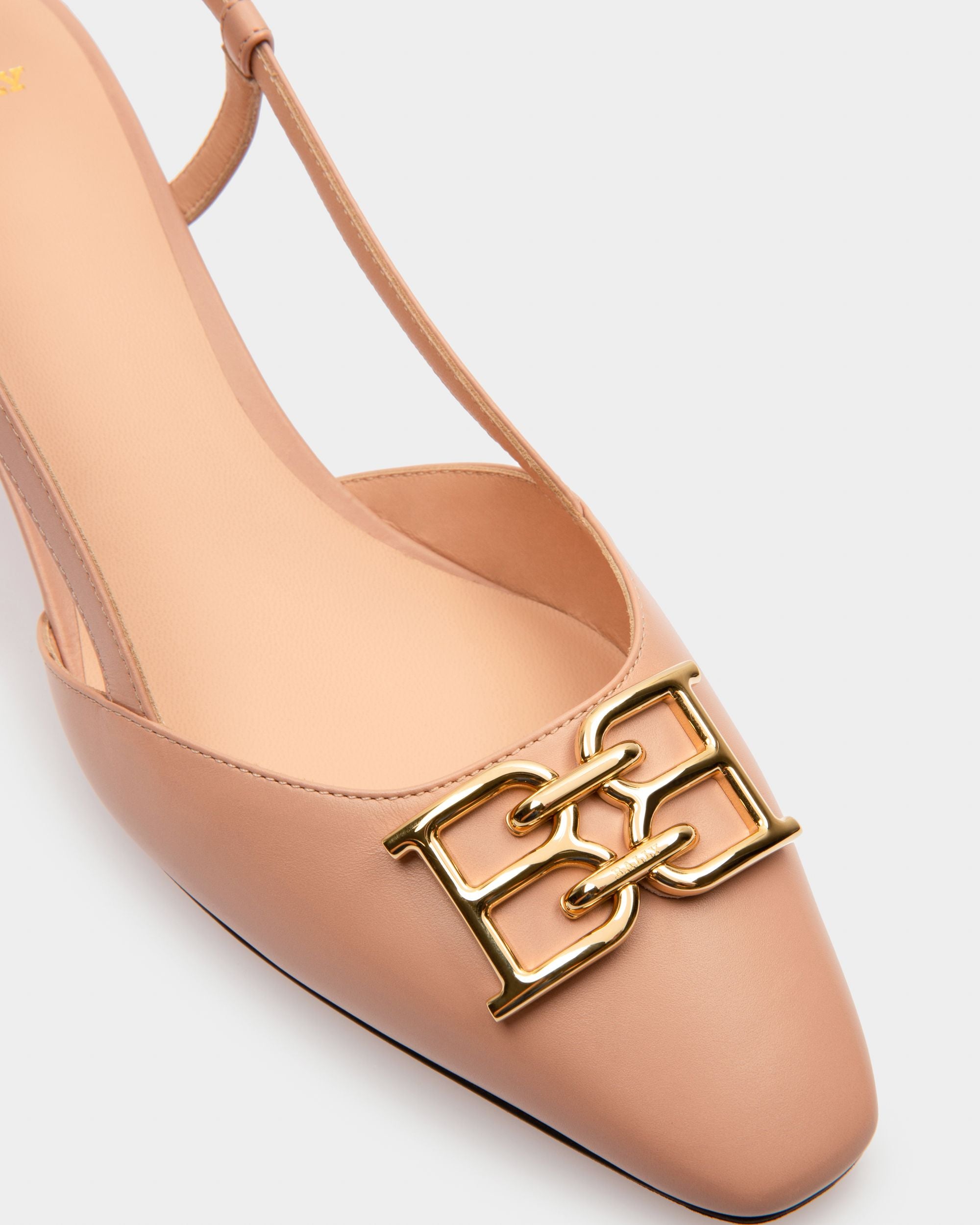 Eva Escarpins En Cuir Rose - Femme - Bally - 05