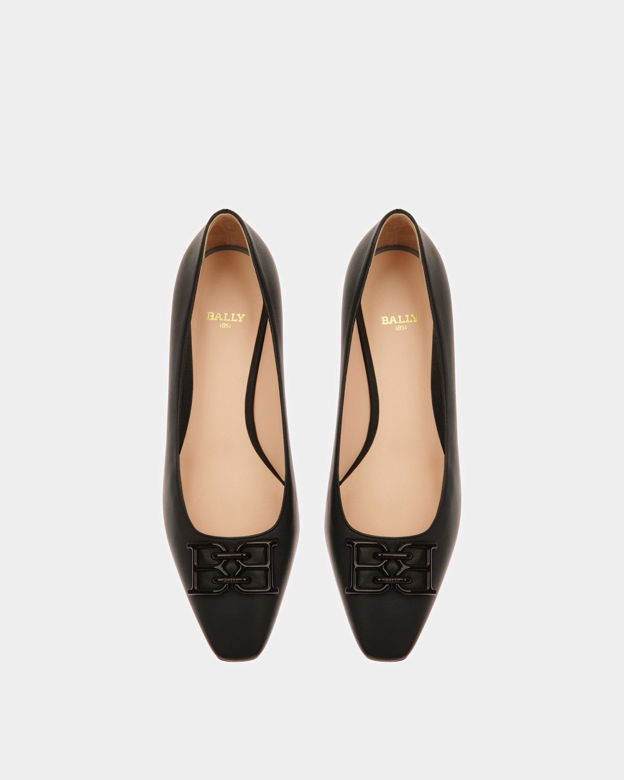 Evanca Escarpins En Cuir Noir - Femme - Bally - 02