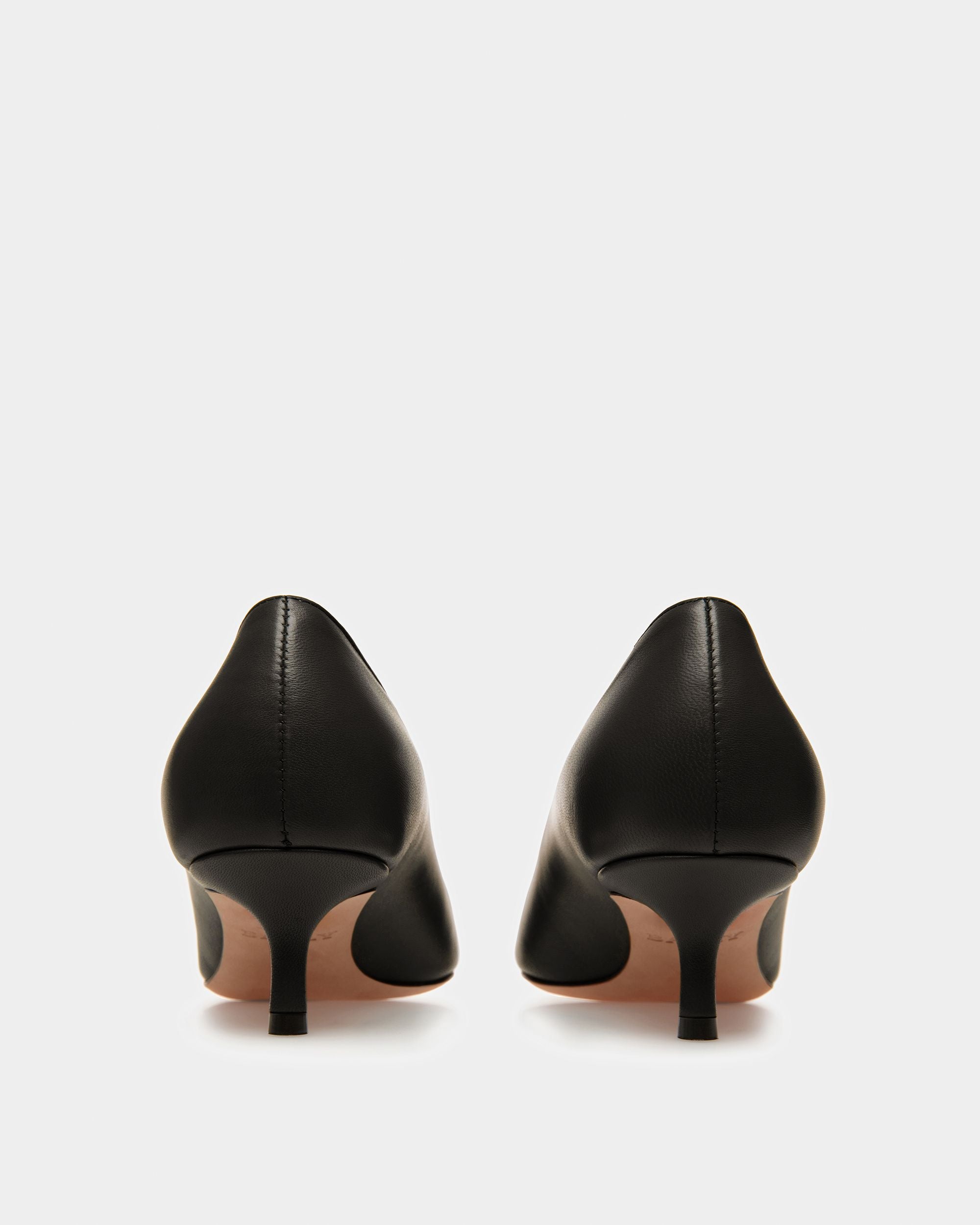 Evanca Escarpins En Cuir Noir - Femme - Bally - 03