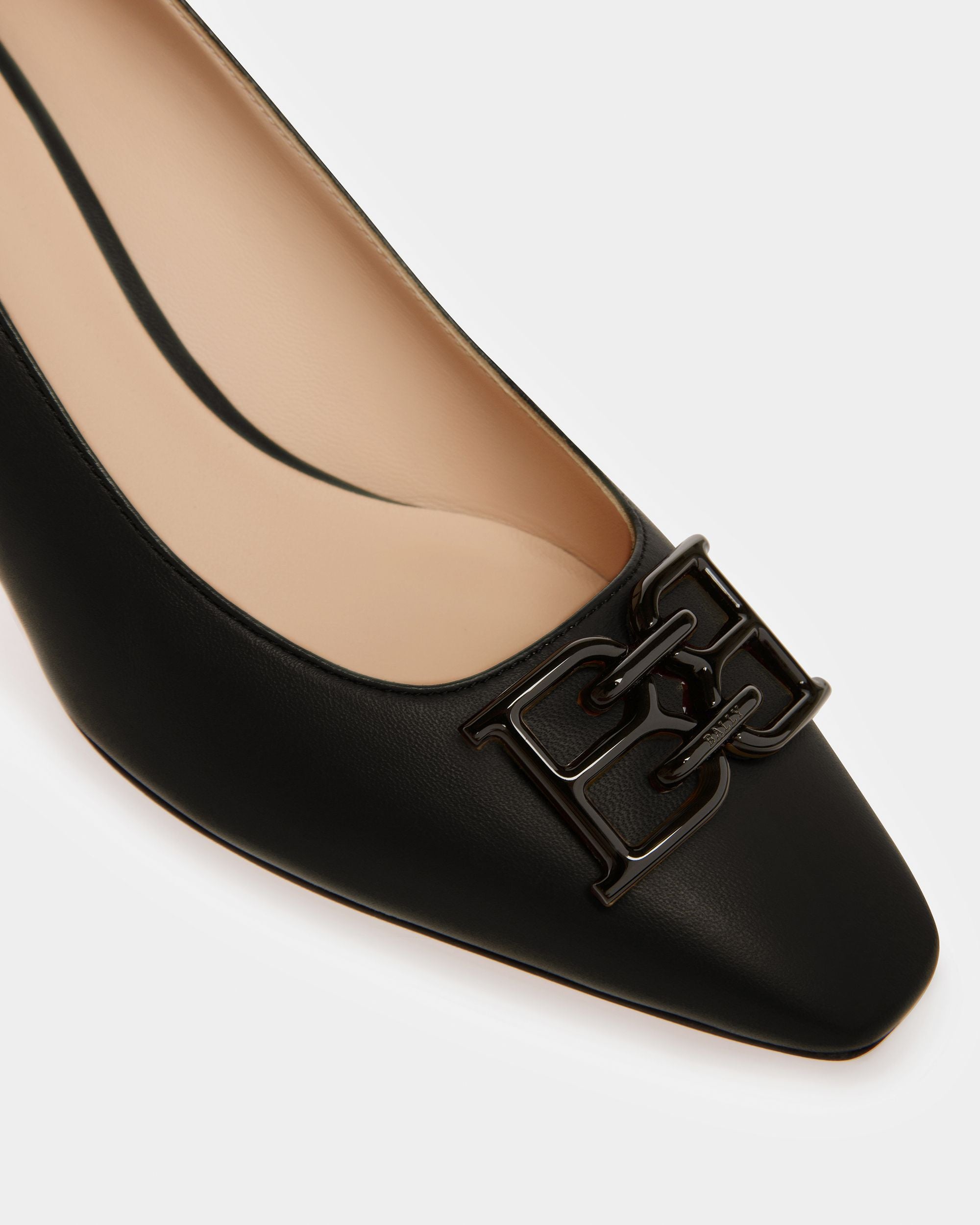 Evanca Escarpins En Cuir Noir - Femme - Bally - 04