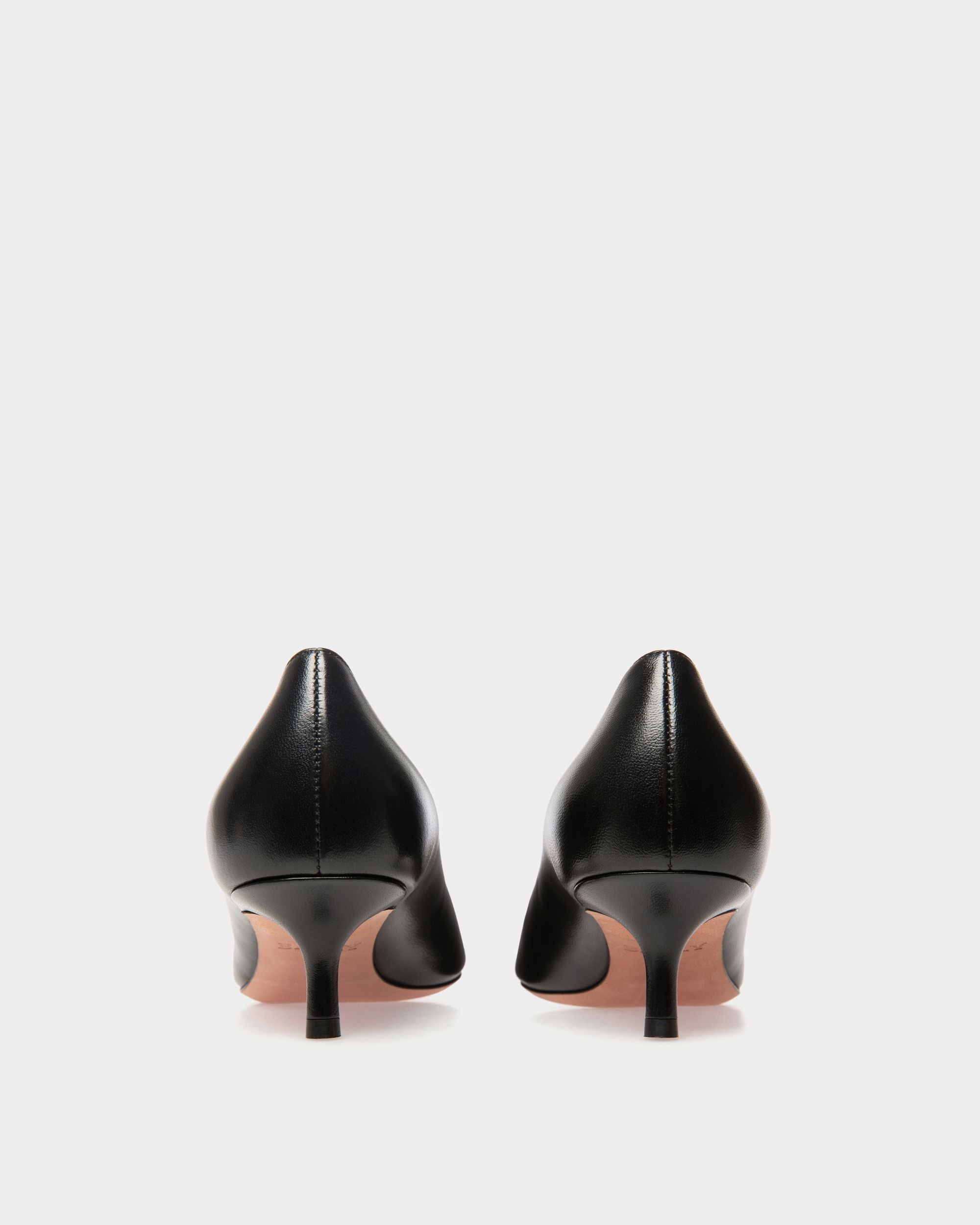 Evanca Escarpins En Cuir Noir - Femme - Bally - 04