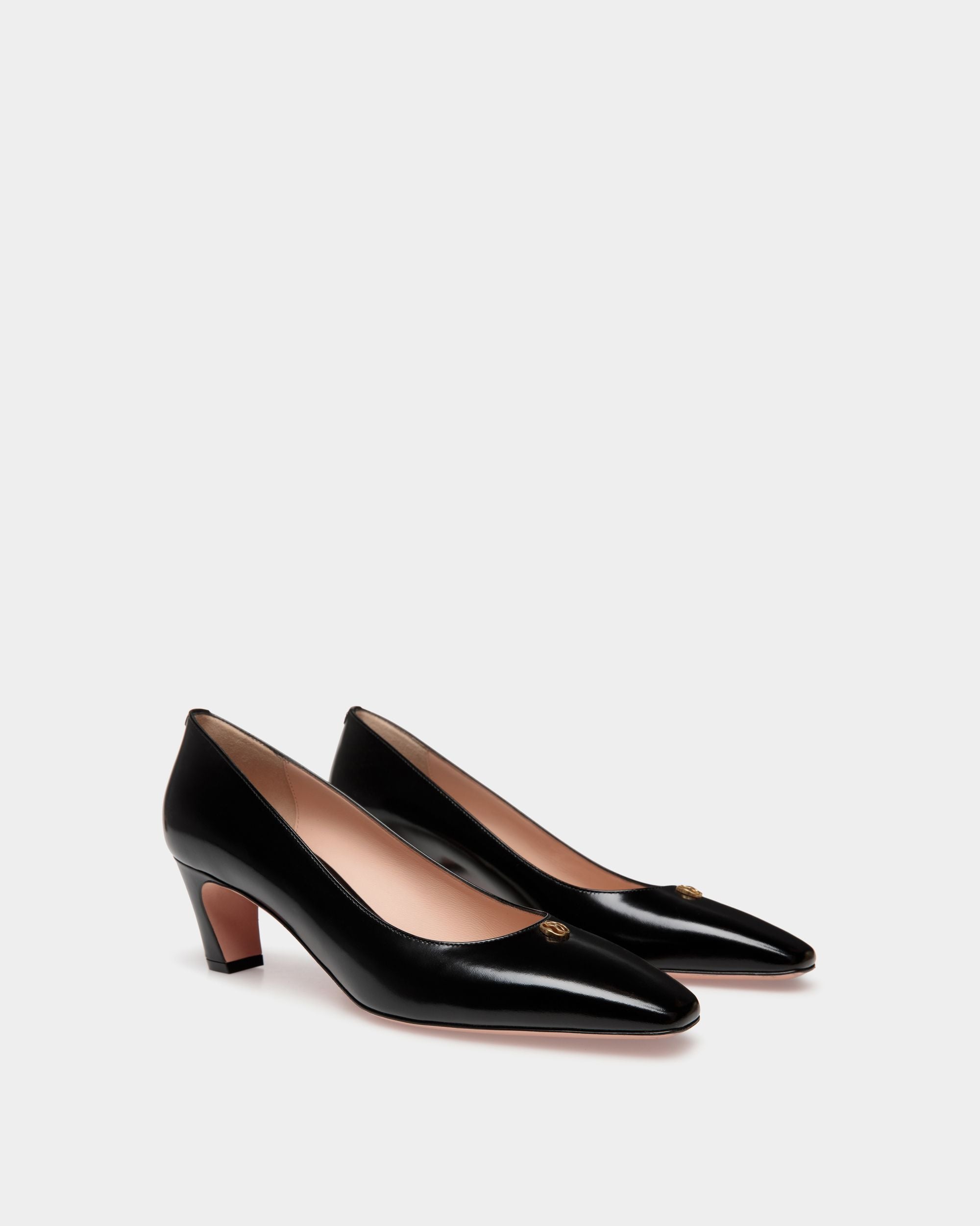 Escarpin Sylt En Cuir Brossé Noir - Femme - Bally - 02