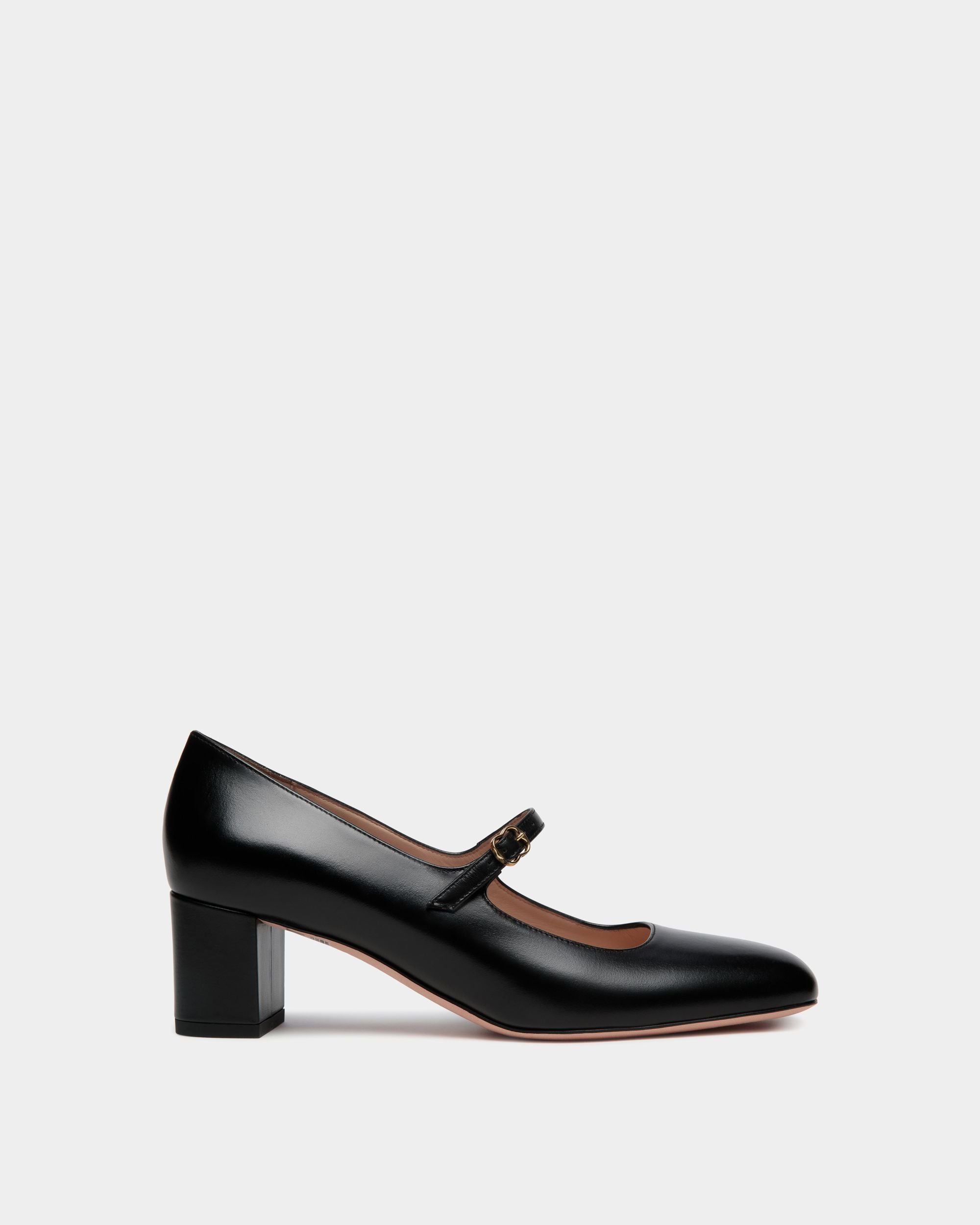 Escarpin Baby Ballyrina En Cuir Noir - Femme - Bally - 01