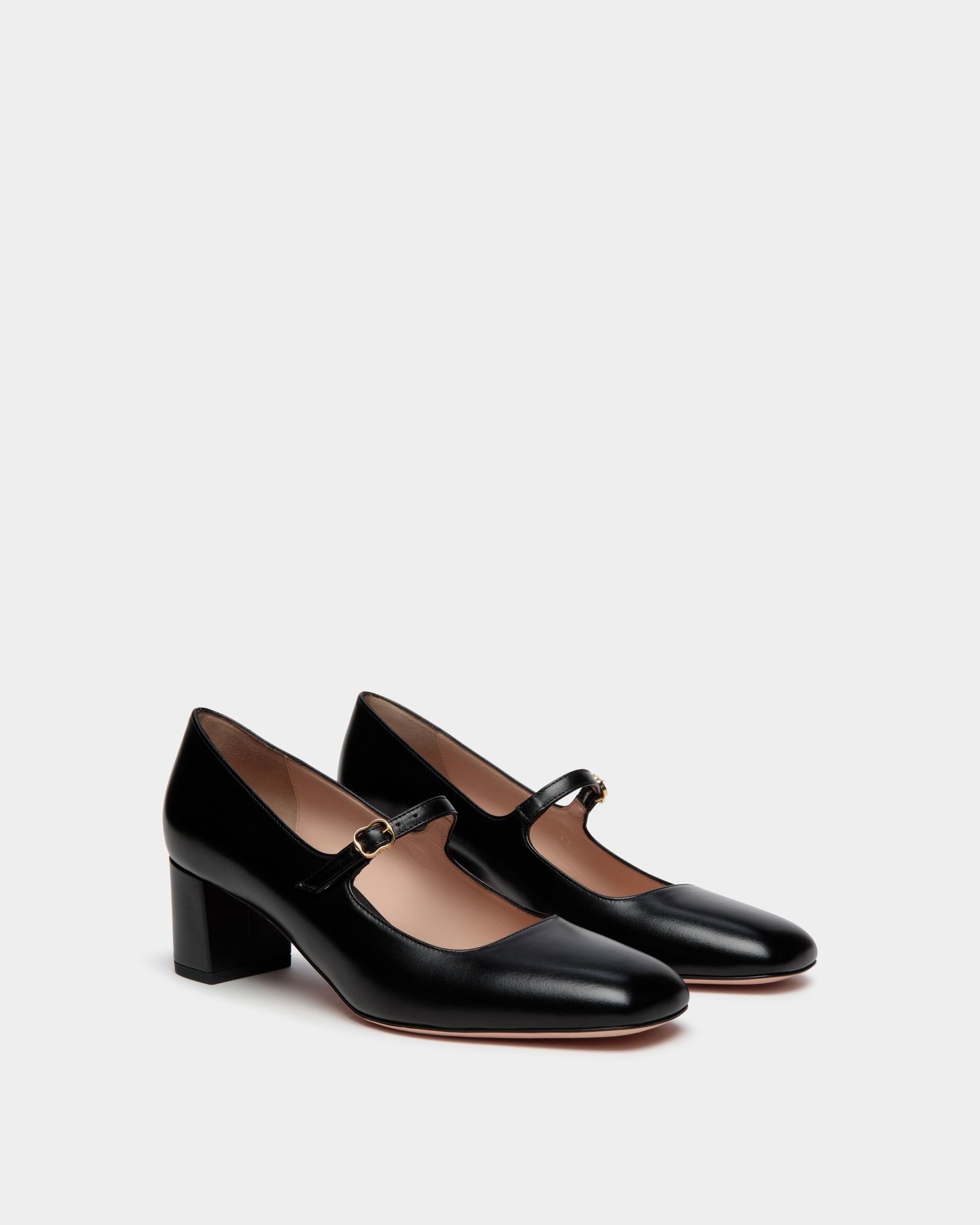 Escarpin Baby Ballyrina En Cuir Noir - Femme - Bally - 02