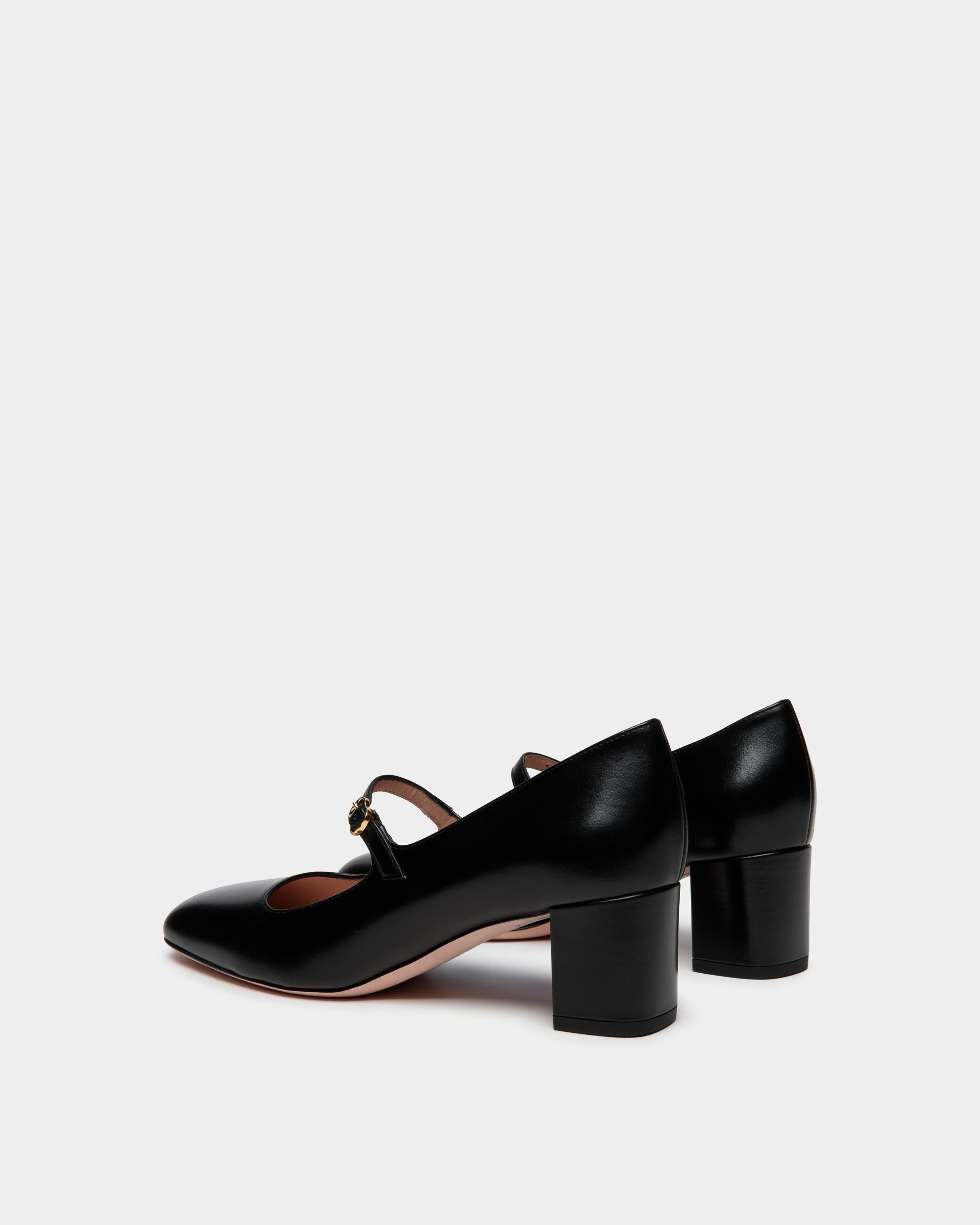 Escarpin Baby Ballyrina En Cuir Noir - Femme - Bally - 03
