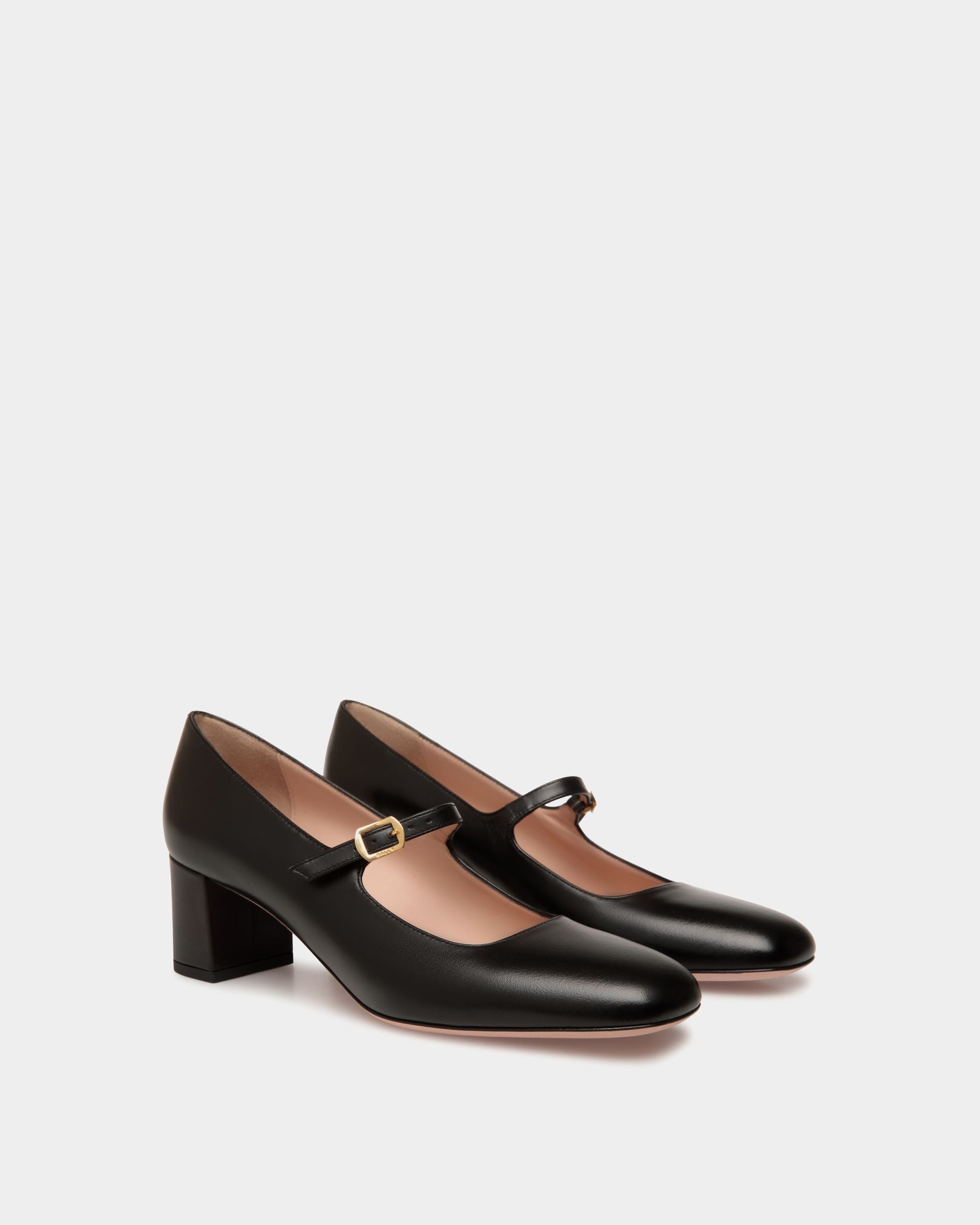 Escarpin Ballyrina En Cuir Noir - Femme - Bally - 03