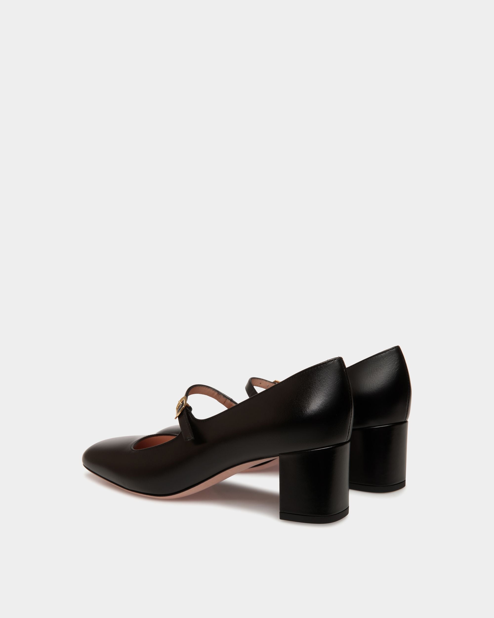 Escarpin Ballyrina En Cuir Noir - Femme - Bally - 04